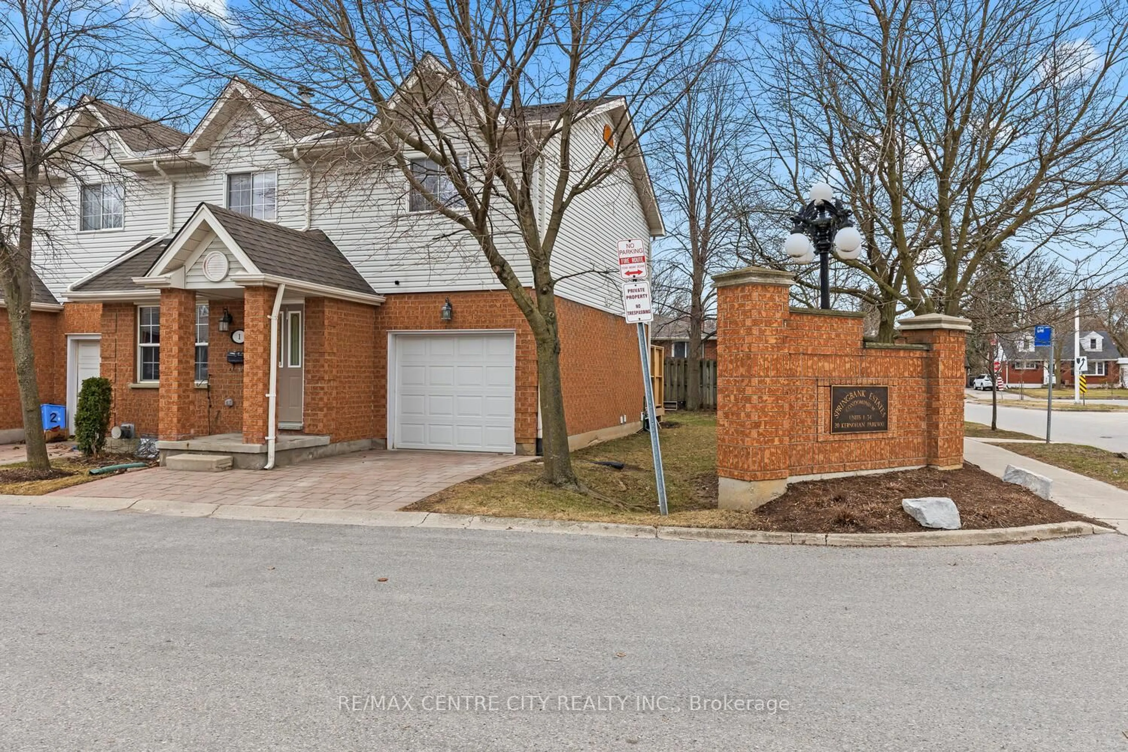 Home with brick exterior material, street for 20 Kernohan Pkwy #1, London South Ontario N6J 4Y3