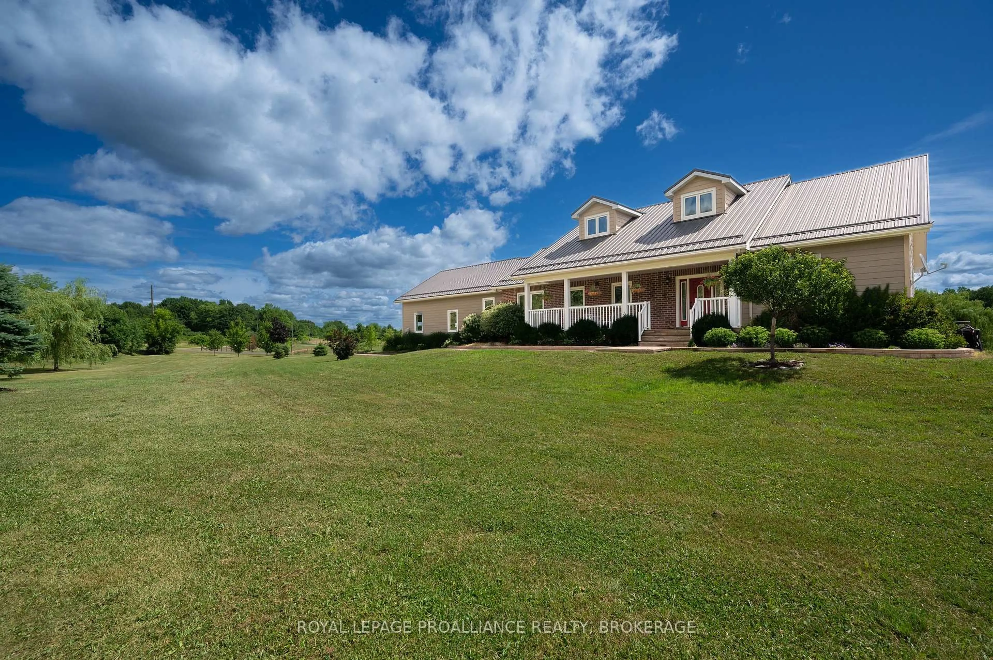 A pic from outside/outdoor area/front of a property/back of a property/a pic from drone, water/lake/river/ocean view for 303 Escott Rockport Rd, Leeds and the Thousand Islands Ontario K0E 1R0