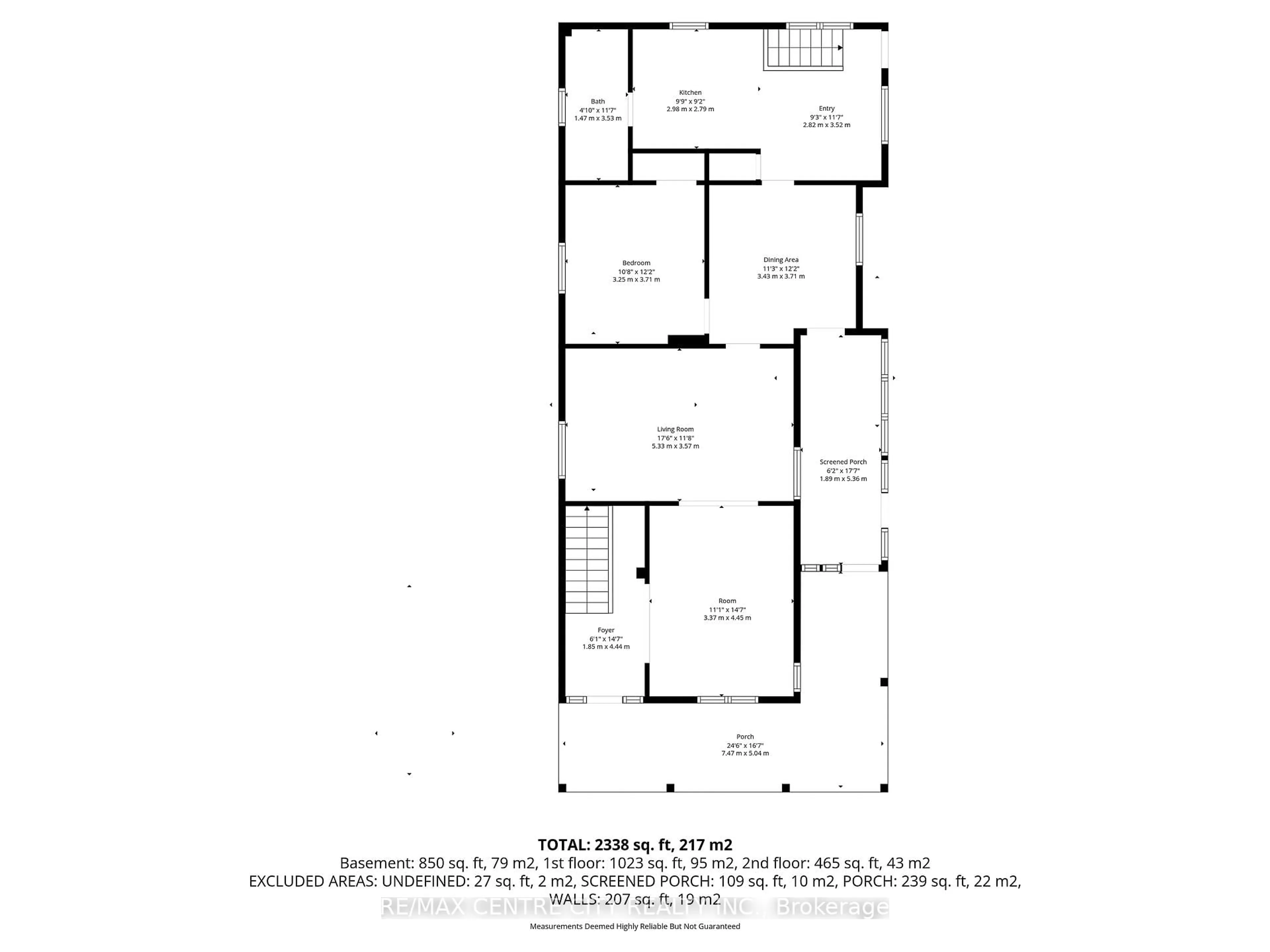 Floor plan for 316 Talbot St, Aylmer Ontario N5H 1H9