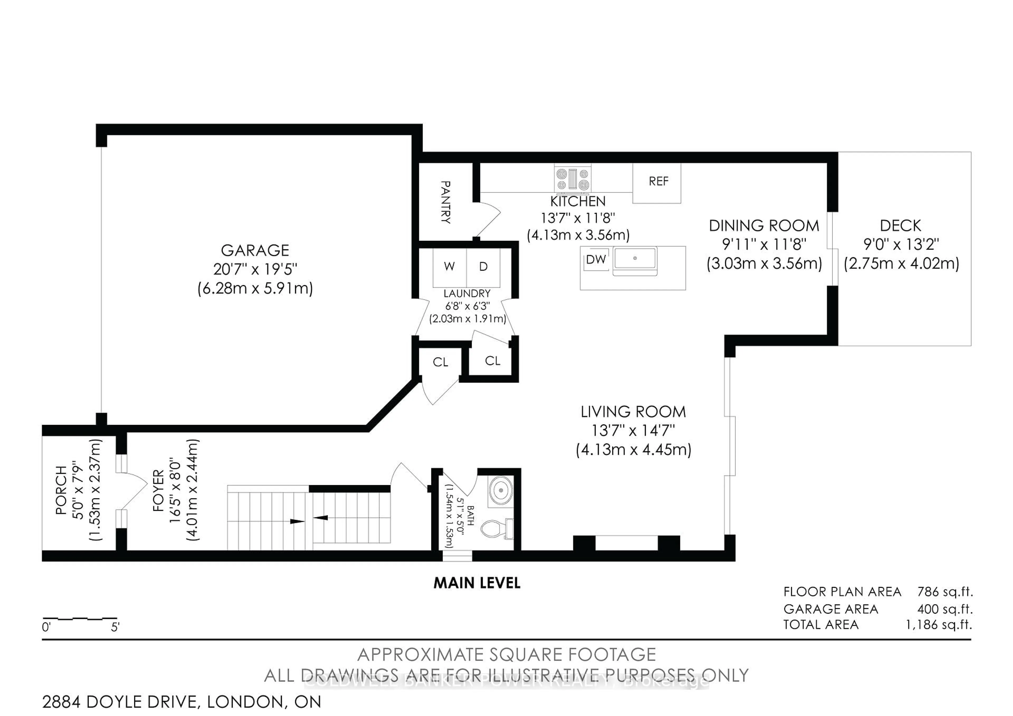 Floor plan for 2884 Doyle Dr, London South Ontario N6M 0G7