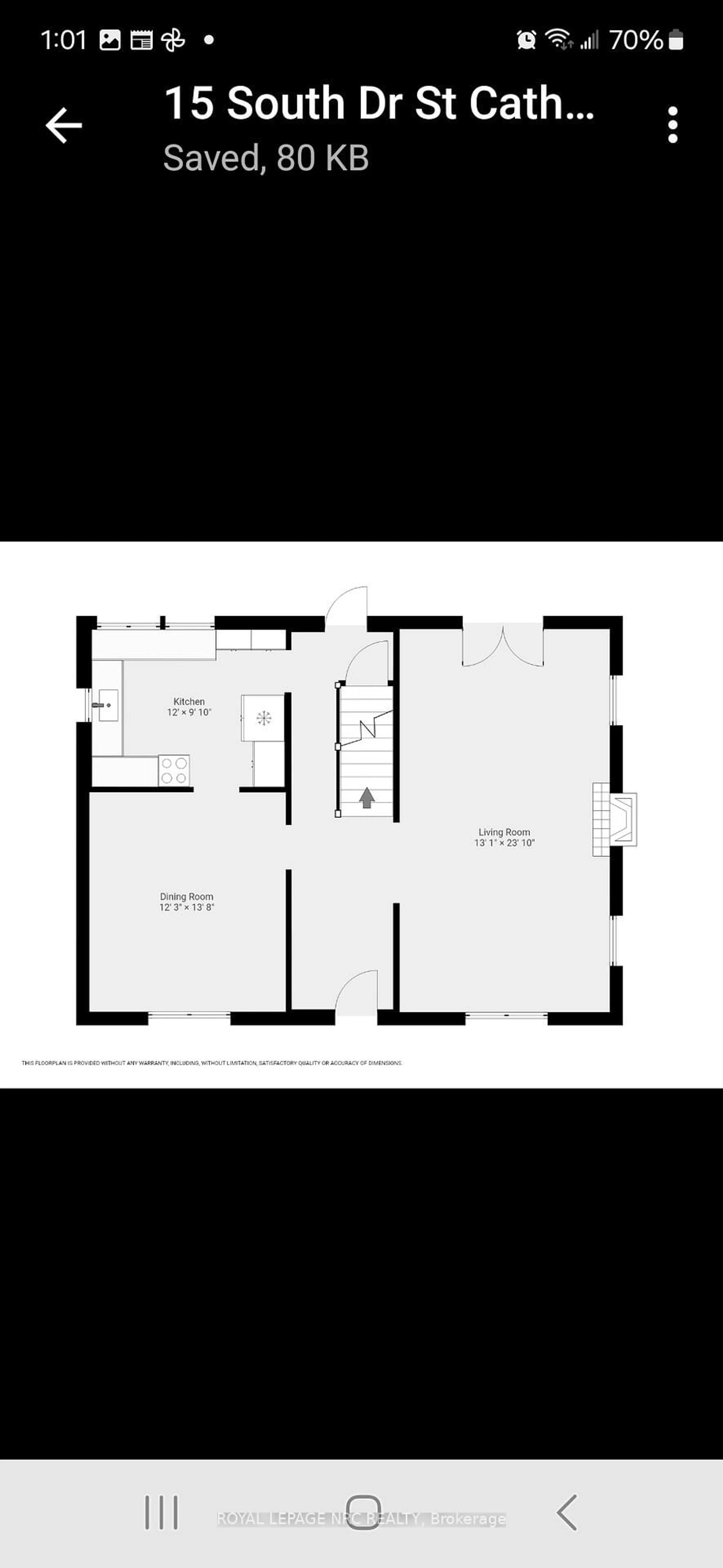 Floor plan for 15 South Dr, St. Catharines Ontario L2R 4T9