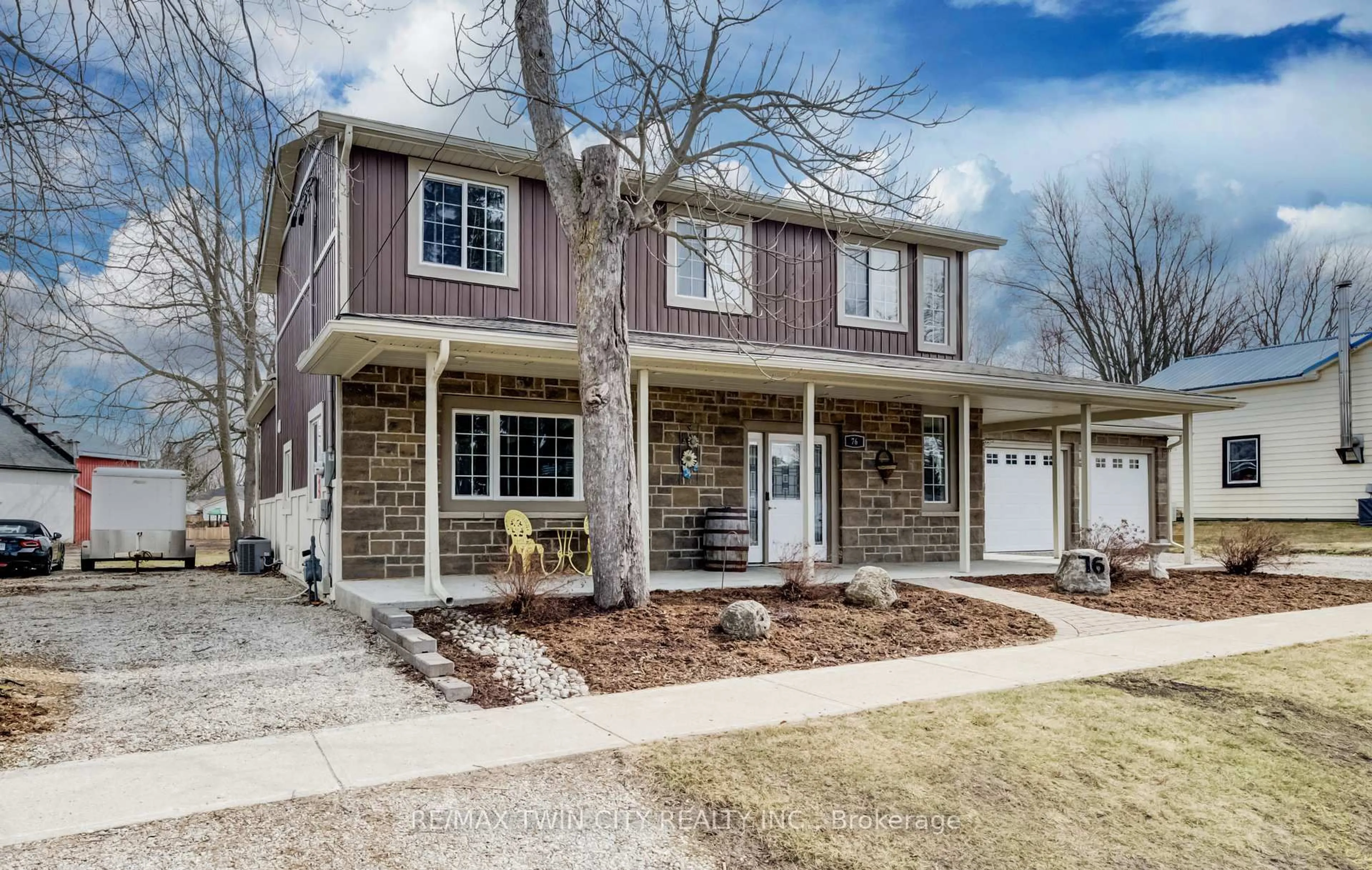 Home with brick exterior material, street for 76 Baird St, Blandford-Blenheim Ontario N0J 1B0