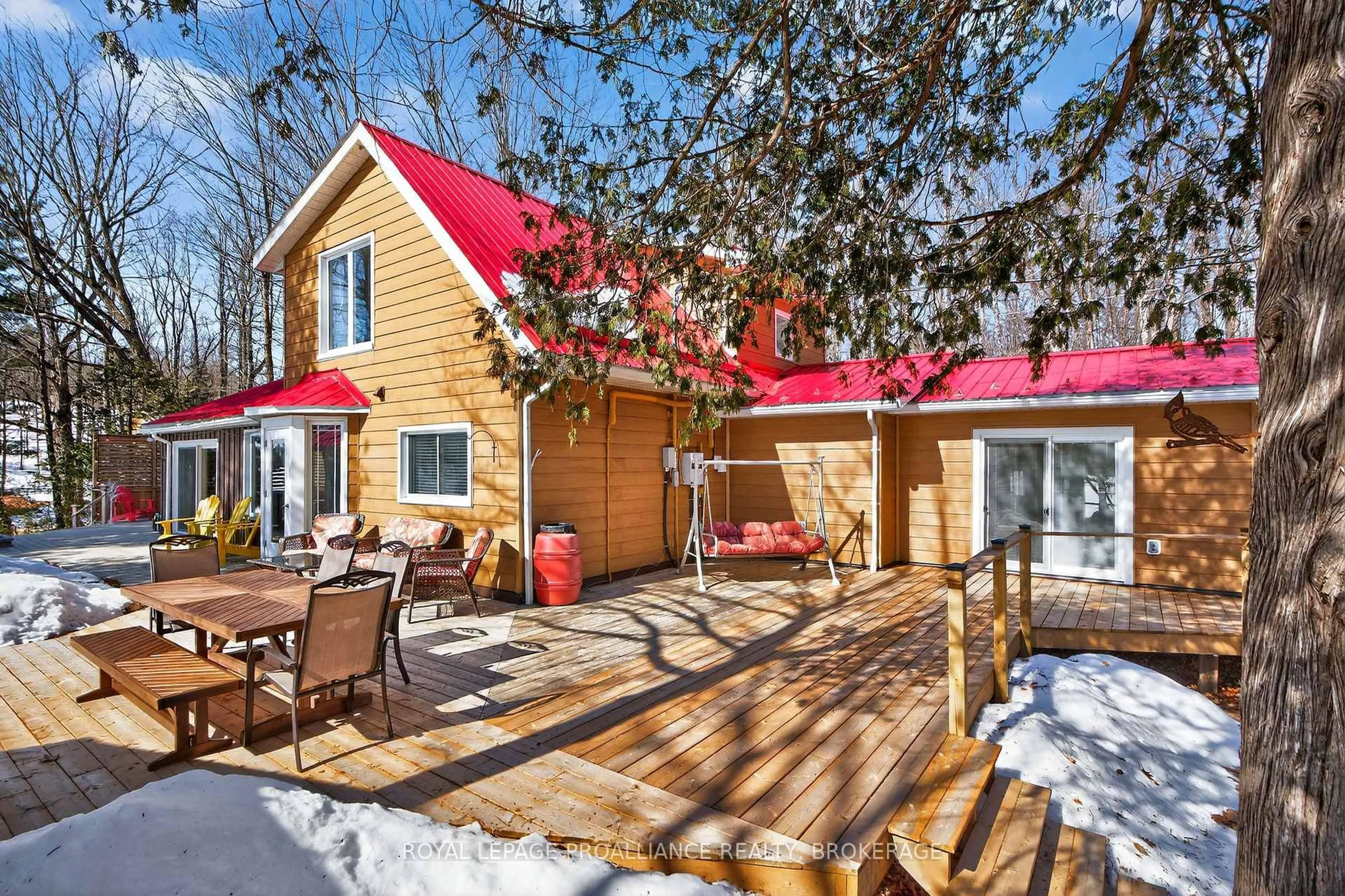 Patio, street for 1004C Public Beach Rd, Parham Ontario K0H 2K0