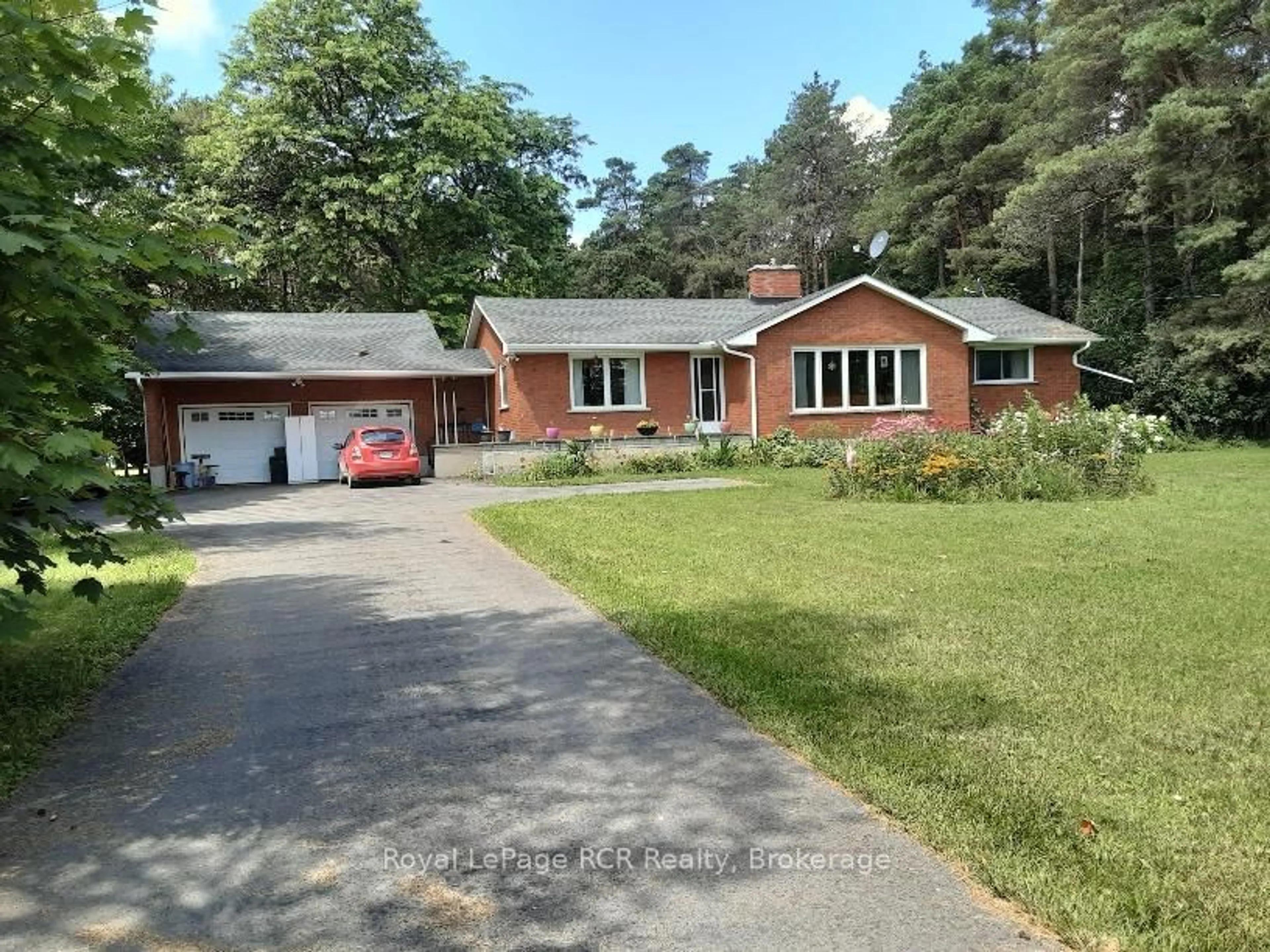 A pic from outside/outdoor area/front of a property/back of a property/a pic from drone, street for 313634 HIGHWAY 6 Highway, West Grey Ontario N0G 1R0