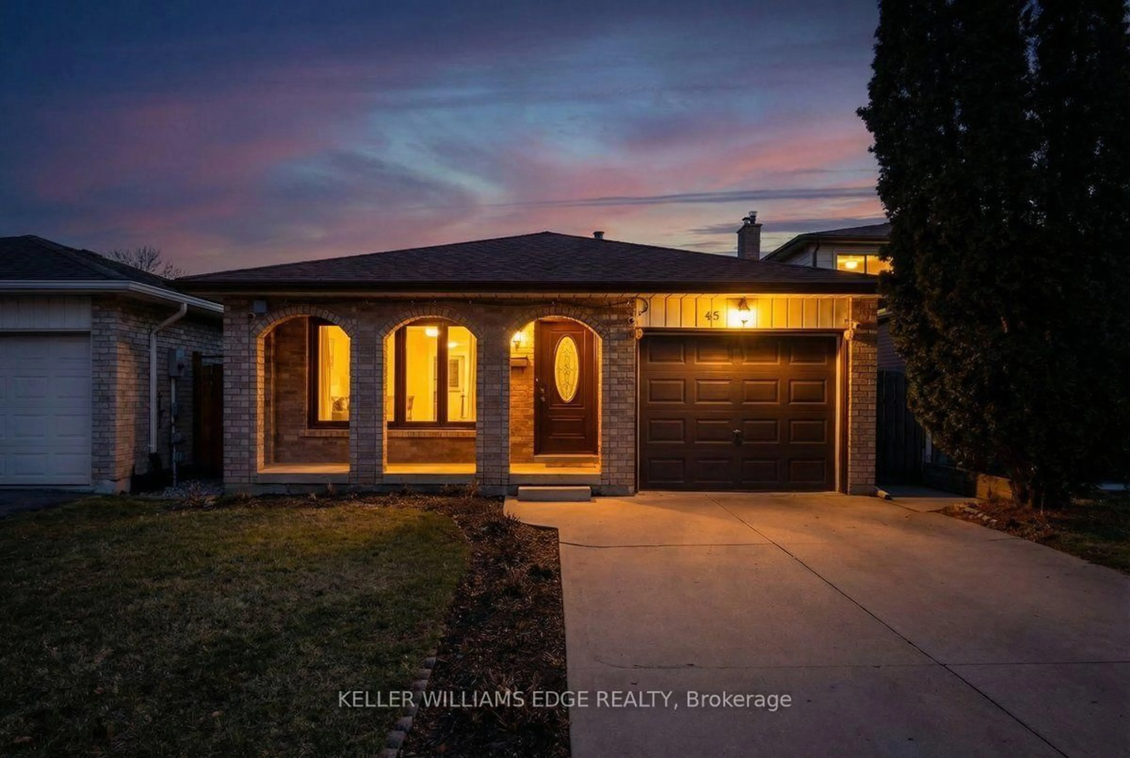 Home with brick exterior material, unknown for 45 Juniper Dr, Hamilton Ontario L8E 4C7