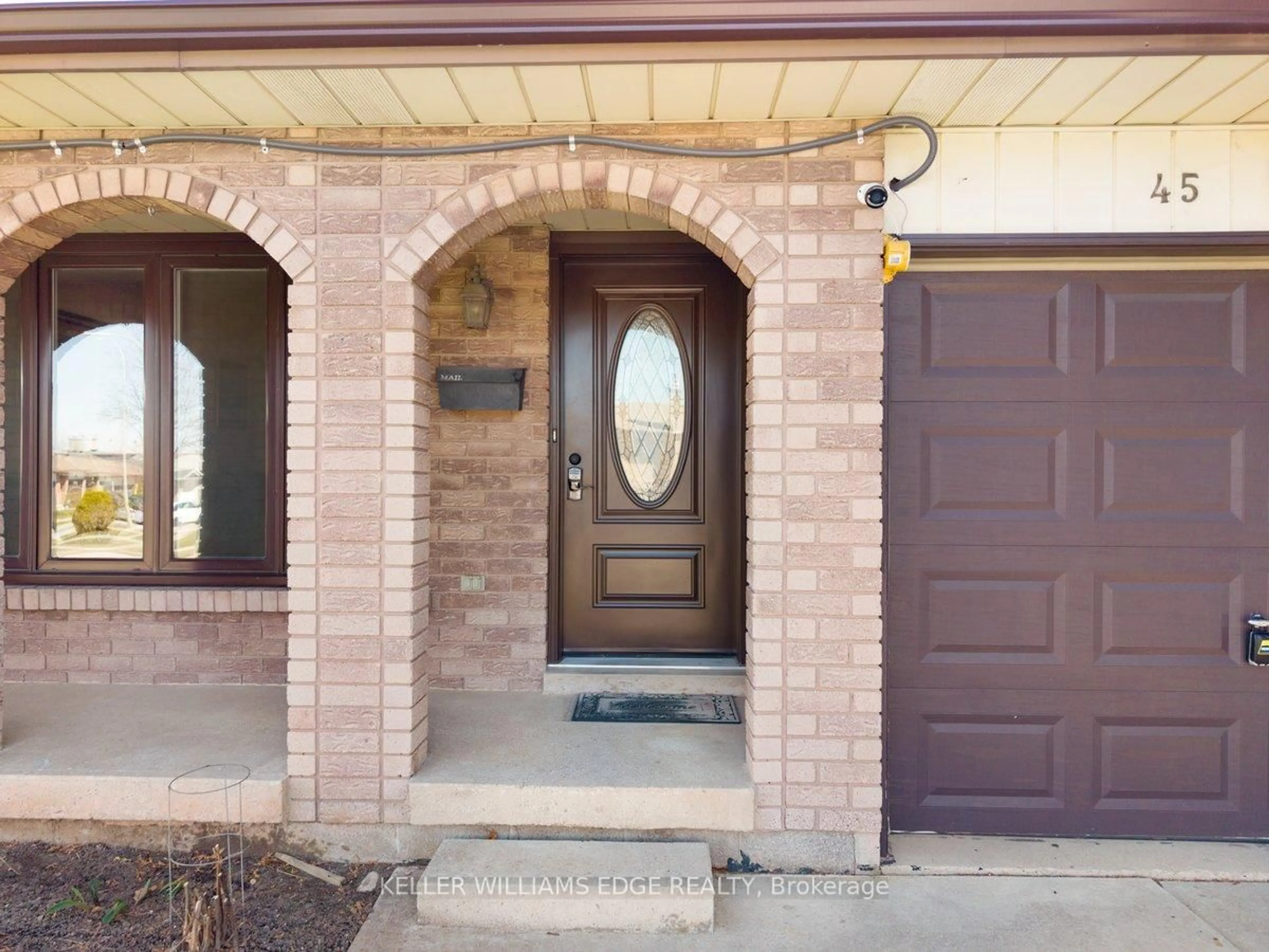 Home with brick exterior material, street for 45 Juniper Dr, Hamilton Ontario L8E 4C7