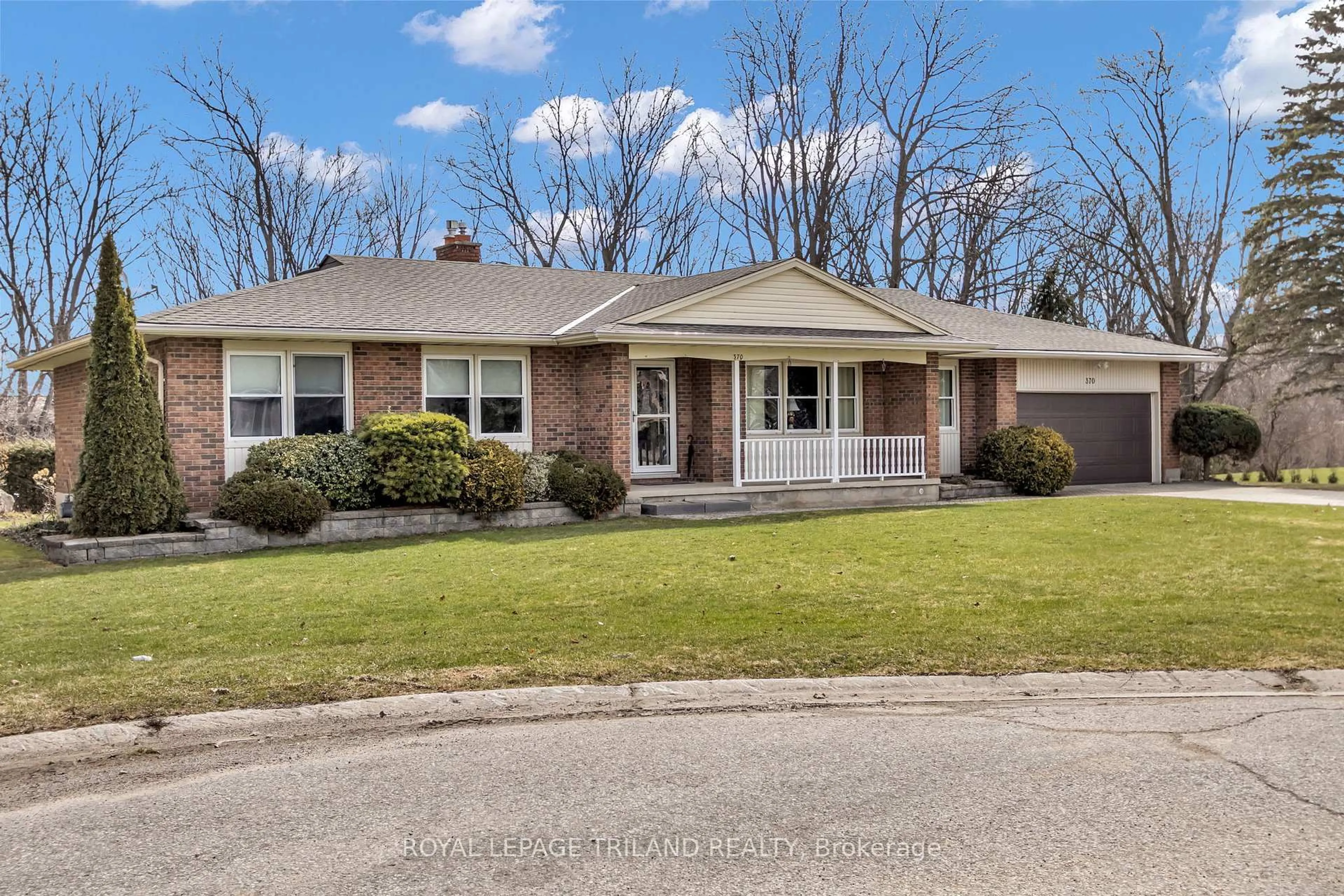 Home with brick exterior material, street for 370 STATION St, North Middlesex Ontario N0M 2K0