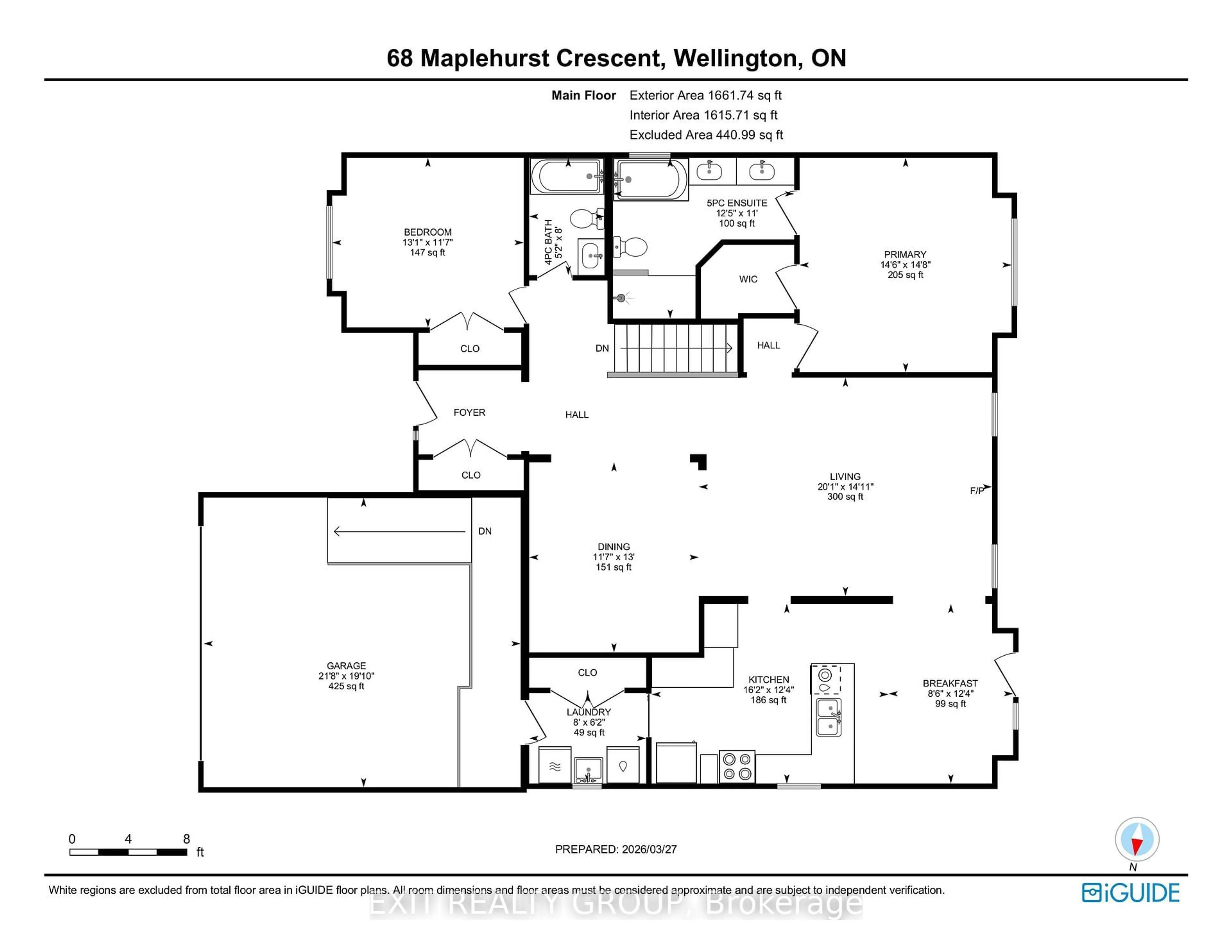 Floor plan for 68 Maplehurst Cres, Prince Edward County Ontario K0K 3L0