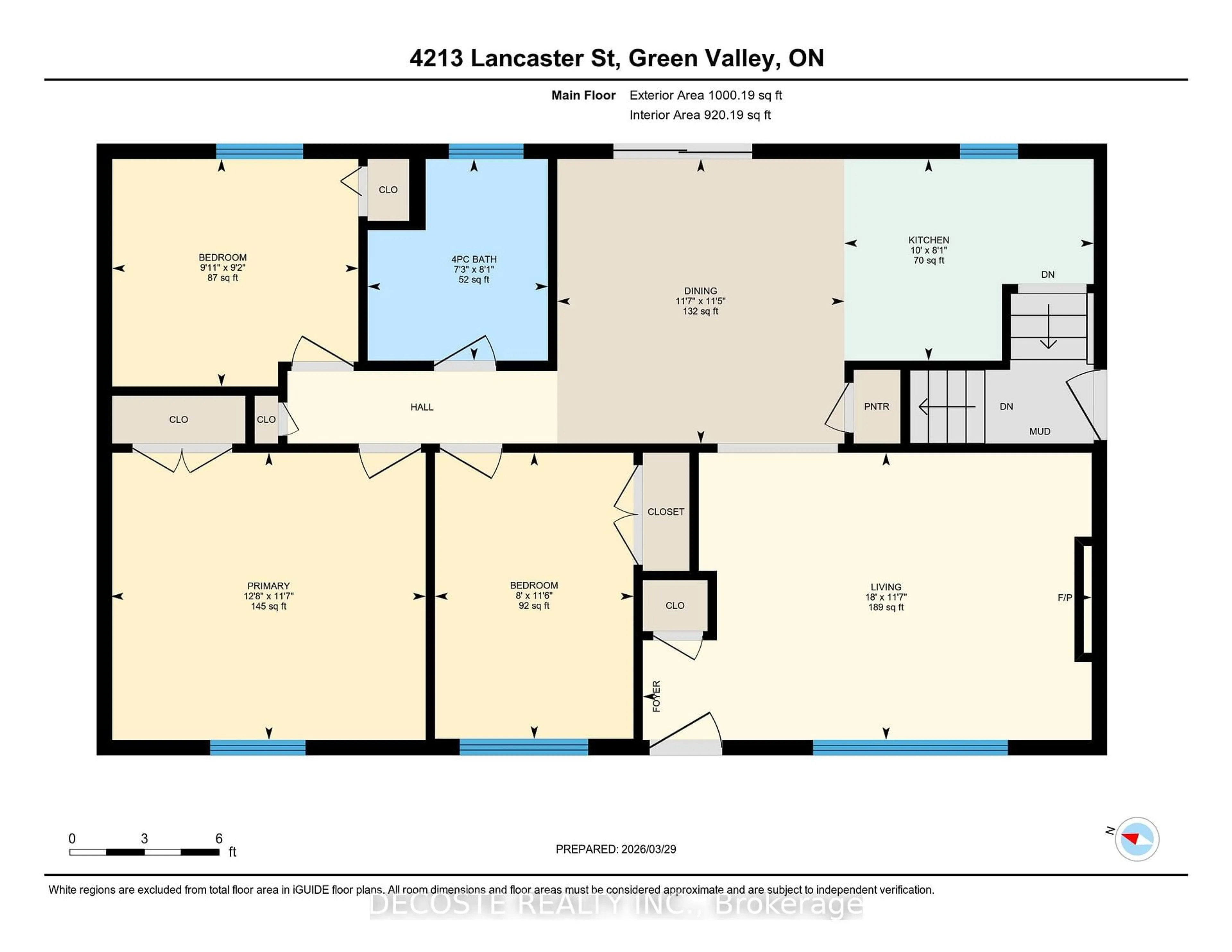 Floor plan for 4213 Lancaster St, South Glengarry Ontario K0C 1L0