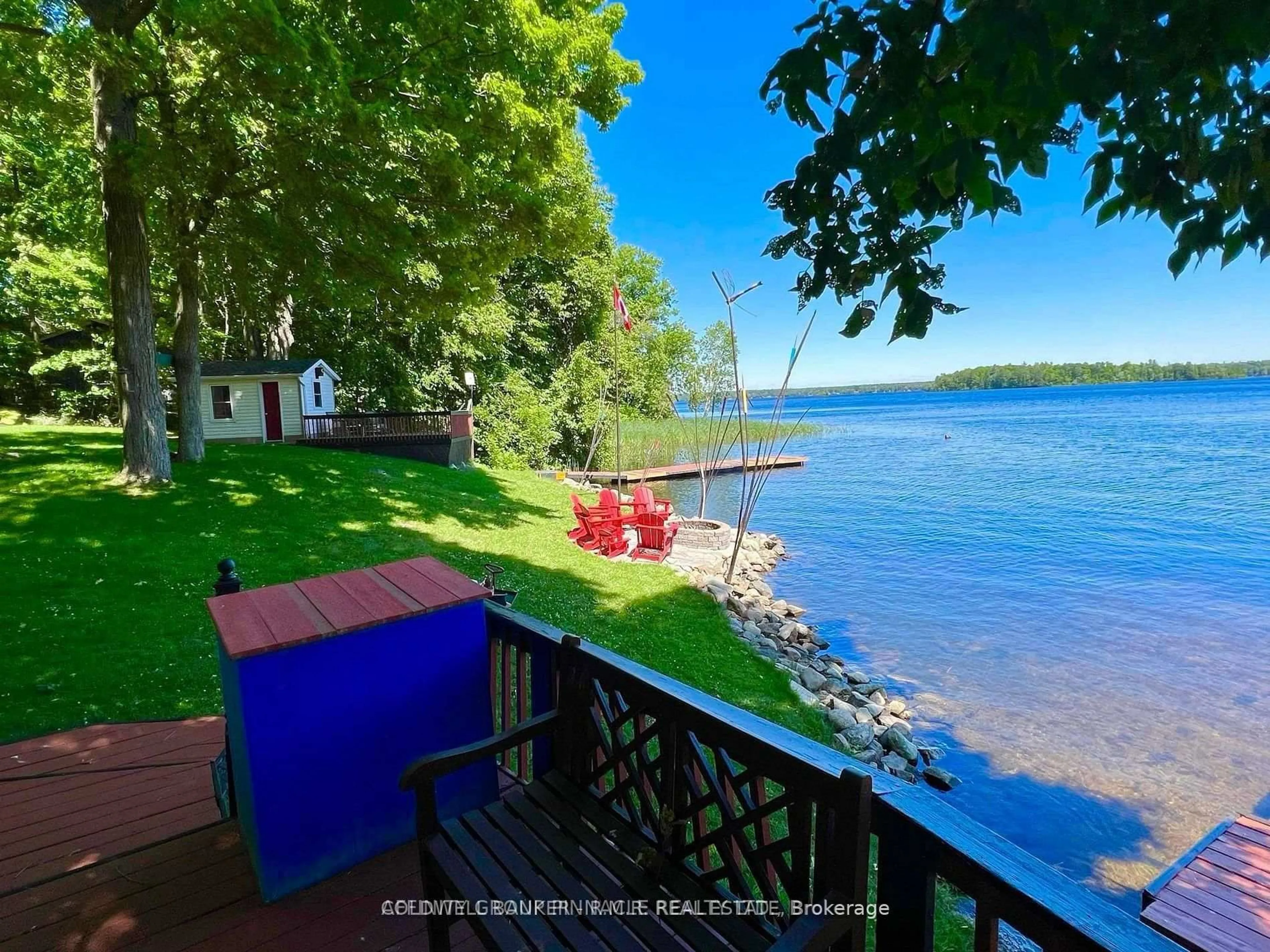 Patio, water/lake/river/ocean view for 1115 Cook Rd, Limoges Ontario K0K 2M0