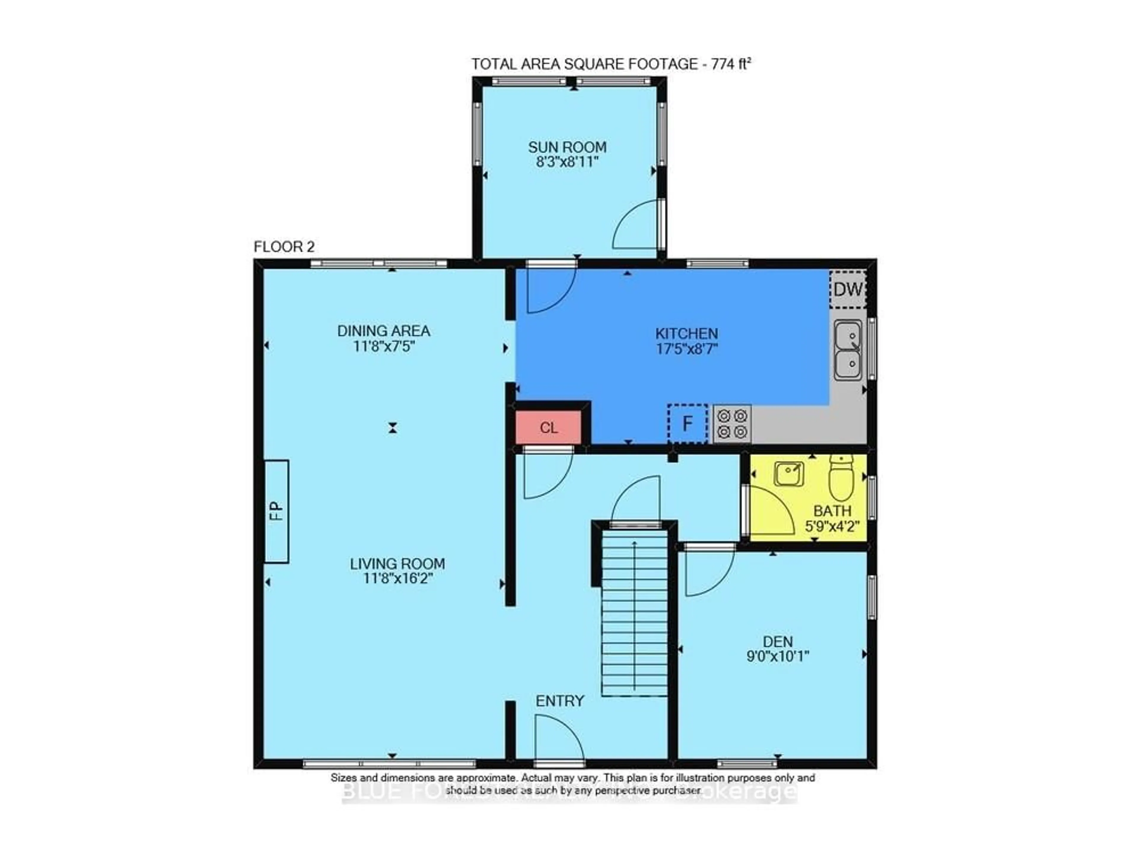 Floor plan for 685 Strathmeyer St, London East Ontario N5Y 3Z3