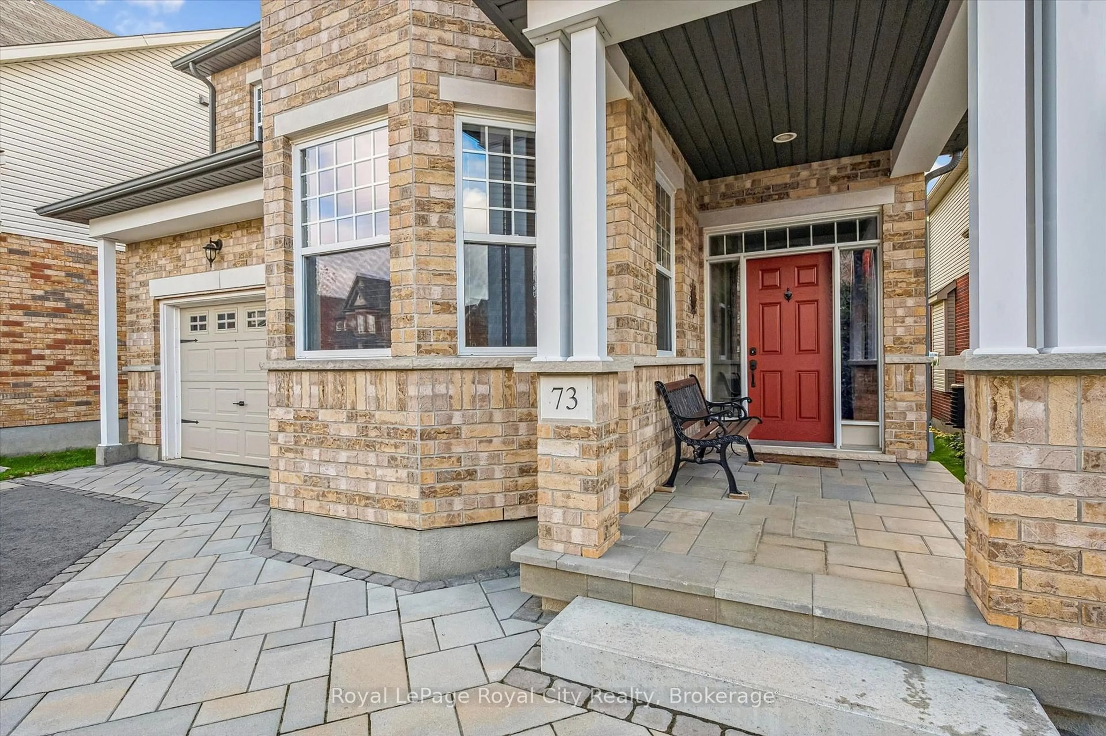Home with brick exterior material, street for 73 Amsterdam Cres, Guelph Ontario N1L 1T4