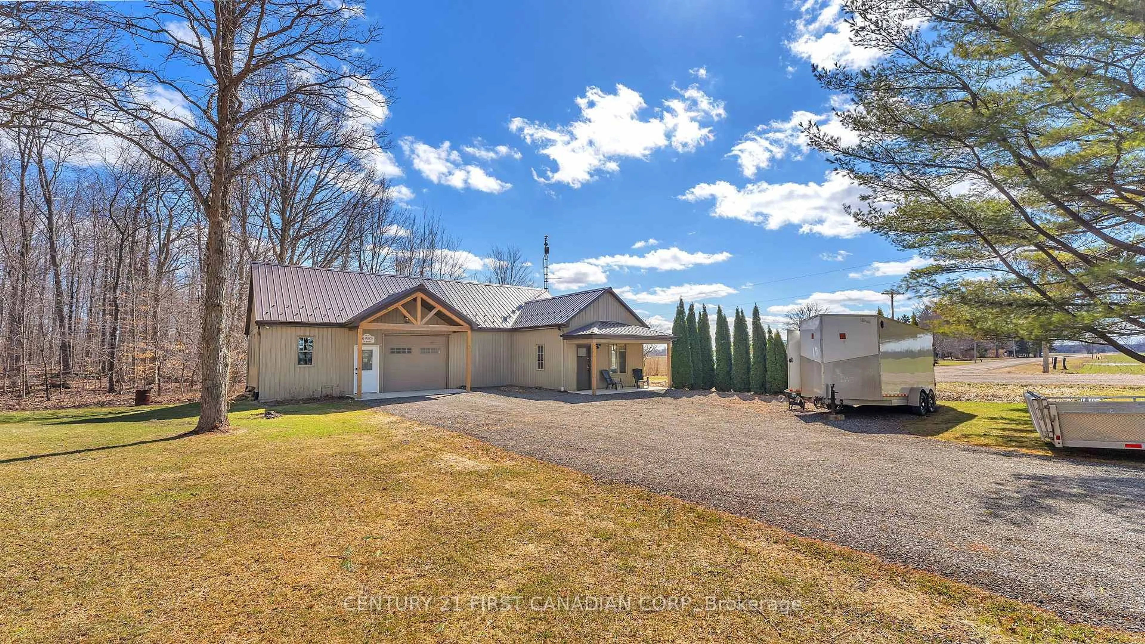 A pic from outside/outdoor area/front of a property/back of a property/a pic from drone, unknown for 7056 Cook Rd, Middlesex Centre Ontario N6P 1P3