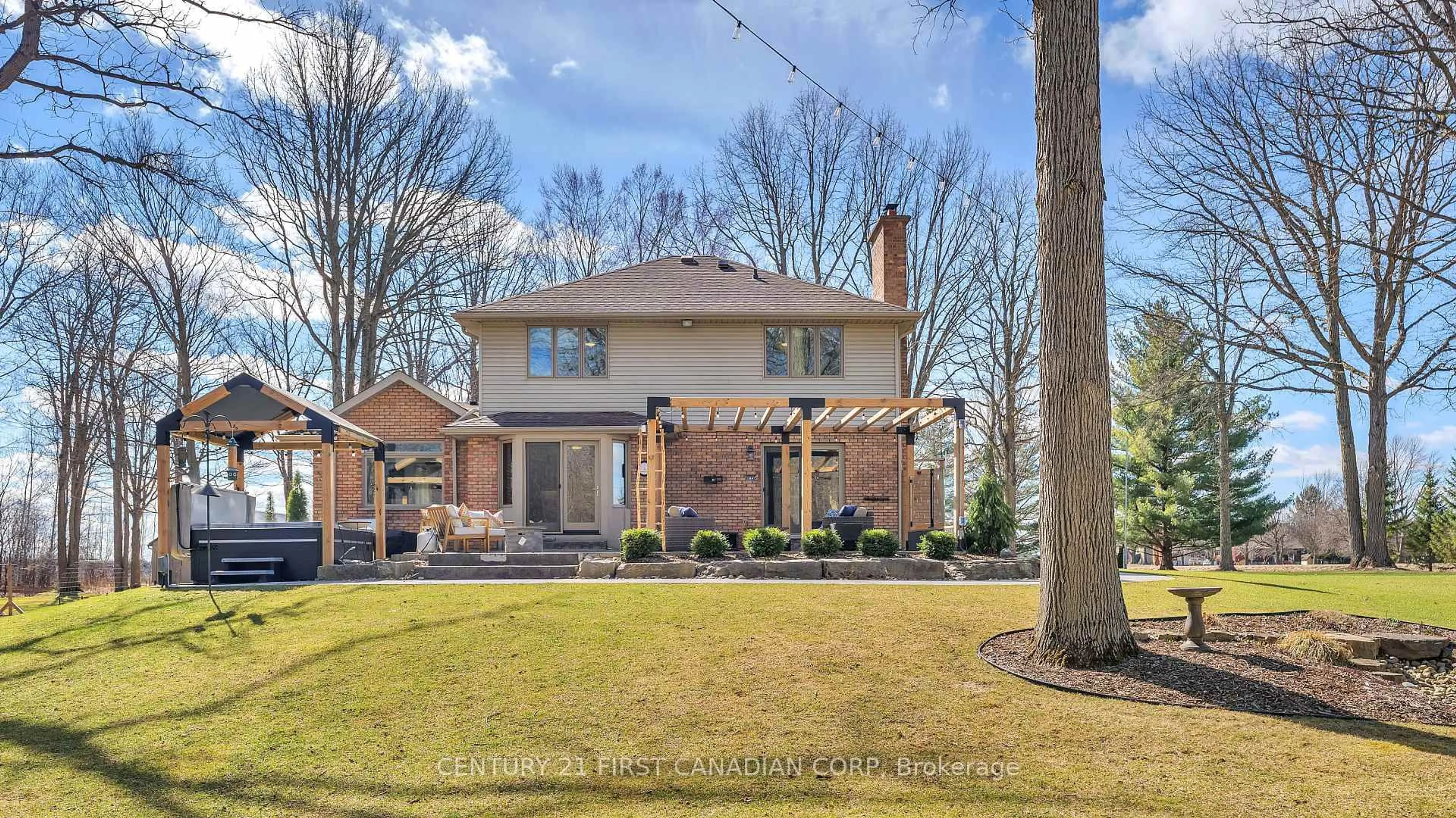 Home with brick exterior material, street for 7056 Cook Rd, Middlesex Centre Ontario N6P 1P3