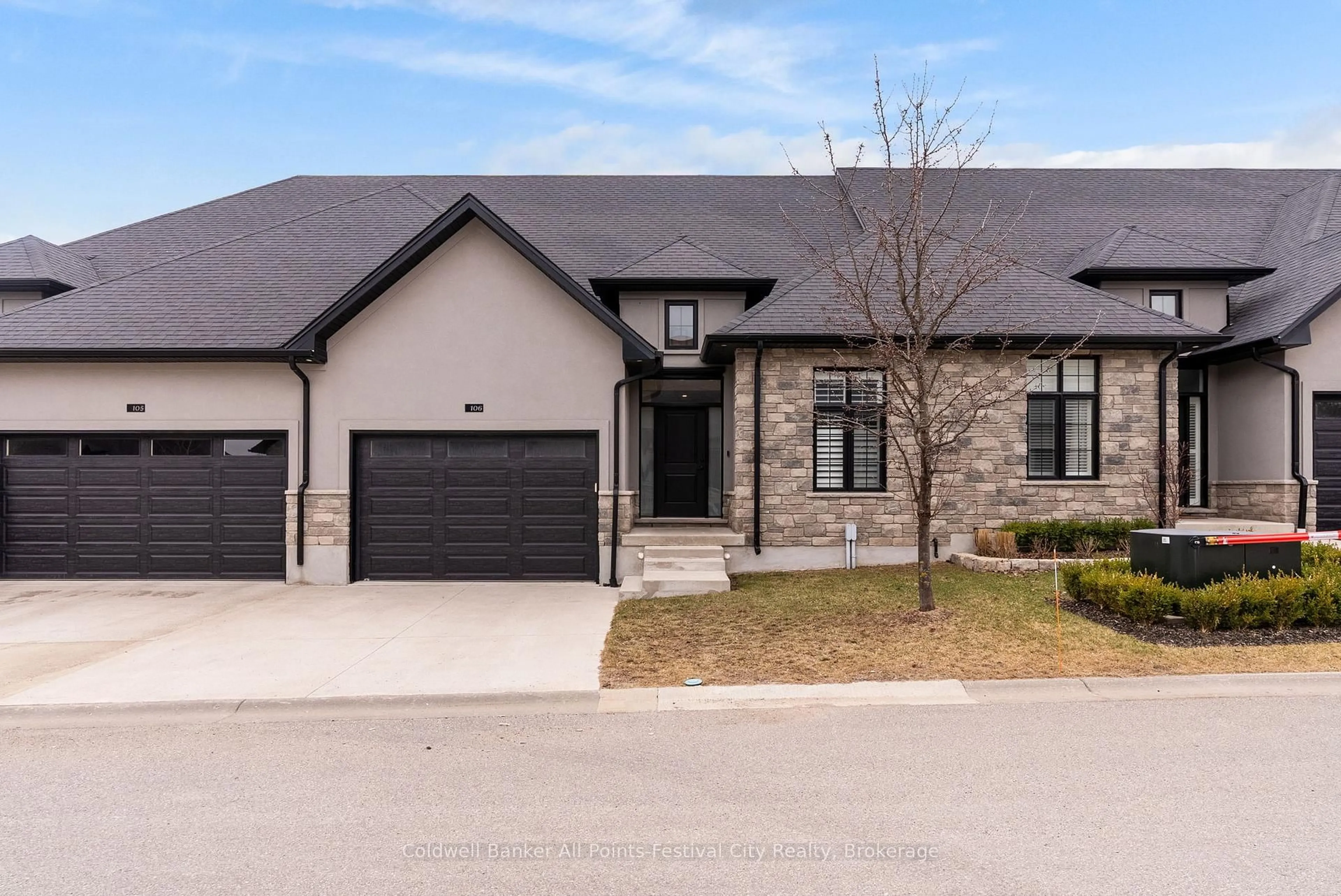 Home with brick exterior material, street for 9861 Glendon Dr #Unit #6, Middlesex Centre Ontario N0L 1R0