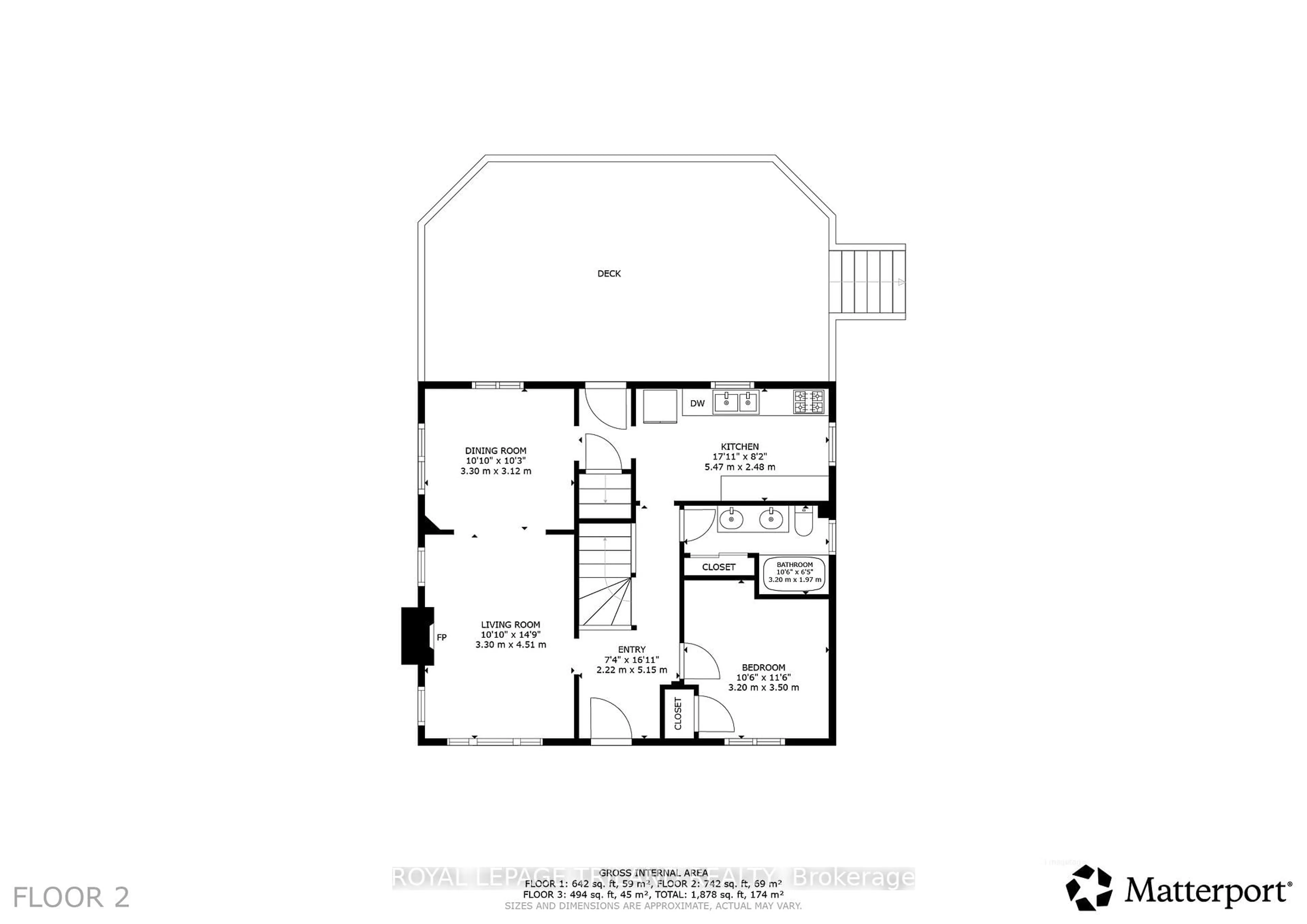 Floor plan for 417 BYRON Blvd, London South Ontario N6K 2L6