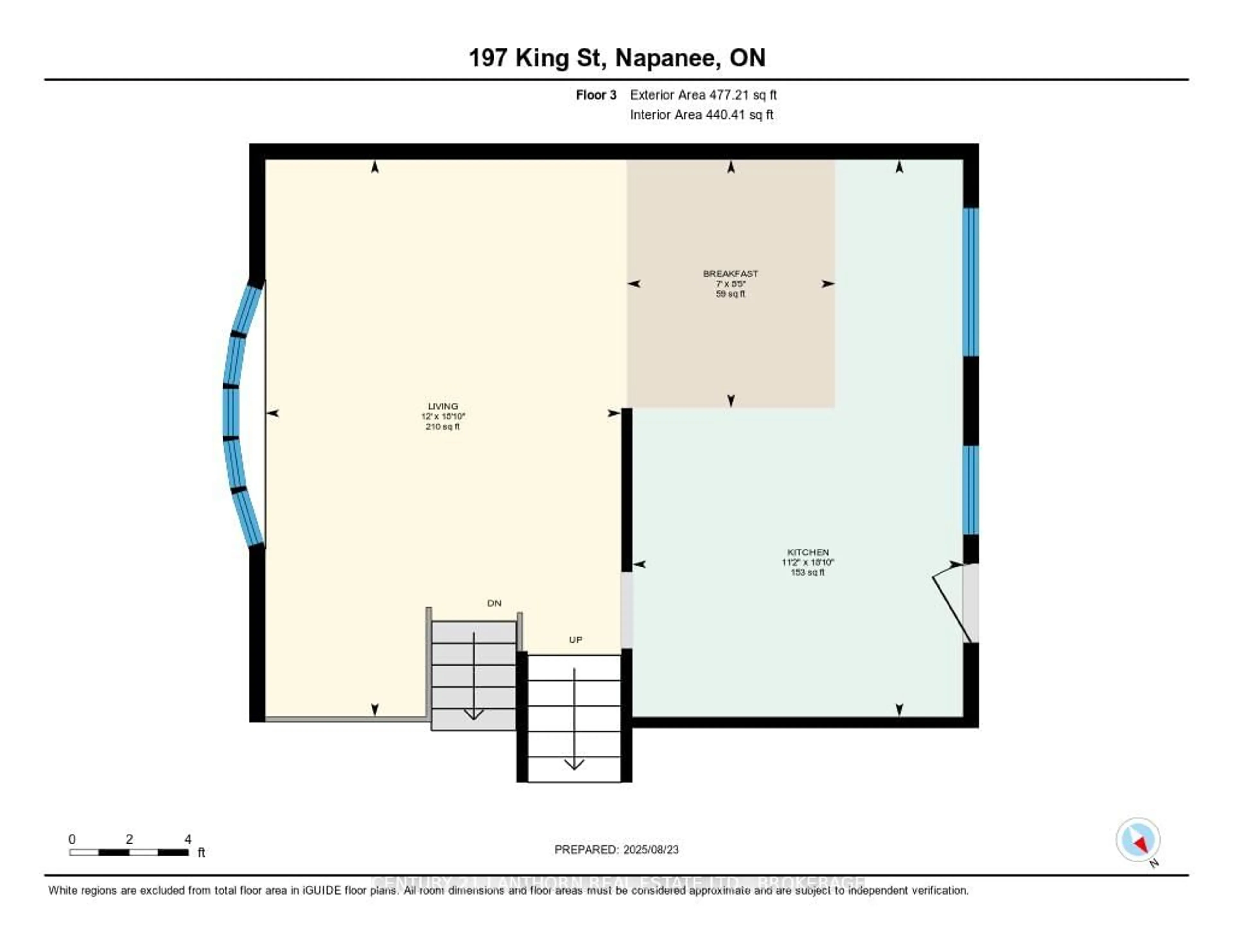 Floor plan for 197 King St, Greater Napanee Ontario K7R 1B8