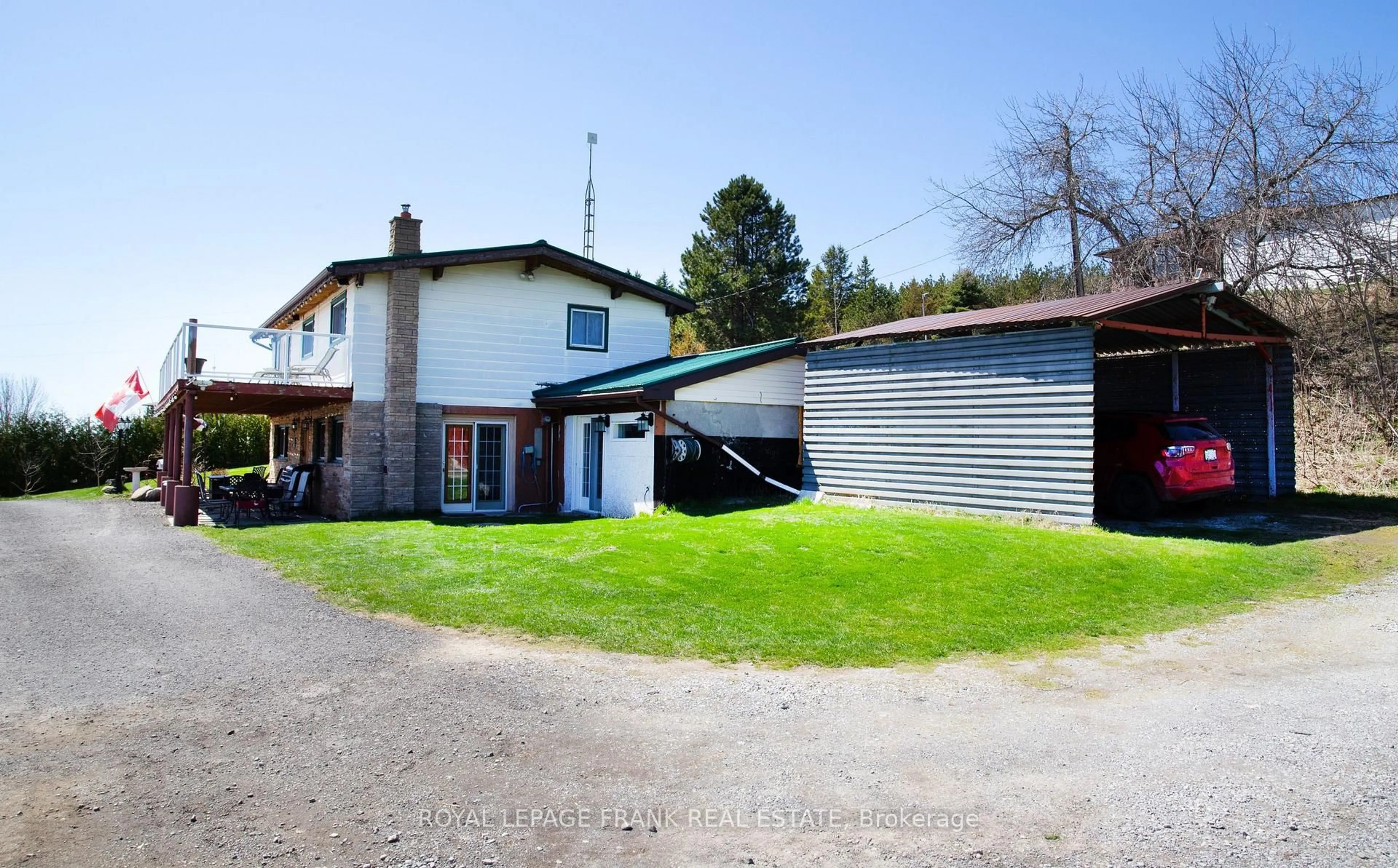 A pic from outside/outdoor area/front of a property/back of a property/a pic from drone, building for 119 Usborne Rd, Alnwick/Haldimand Ontario K0K 1S0