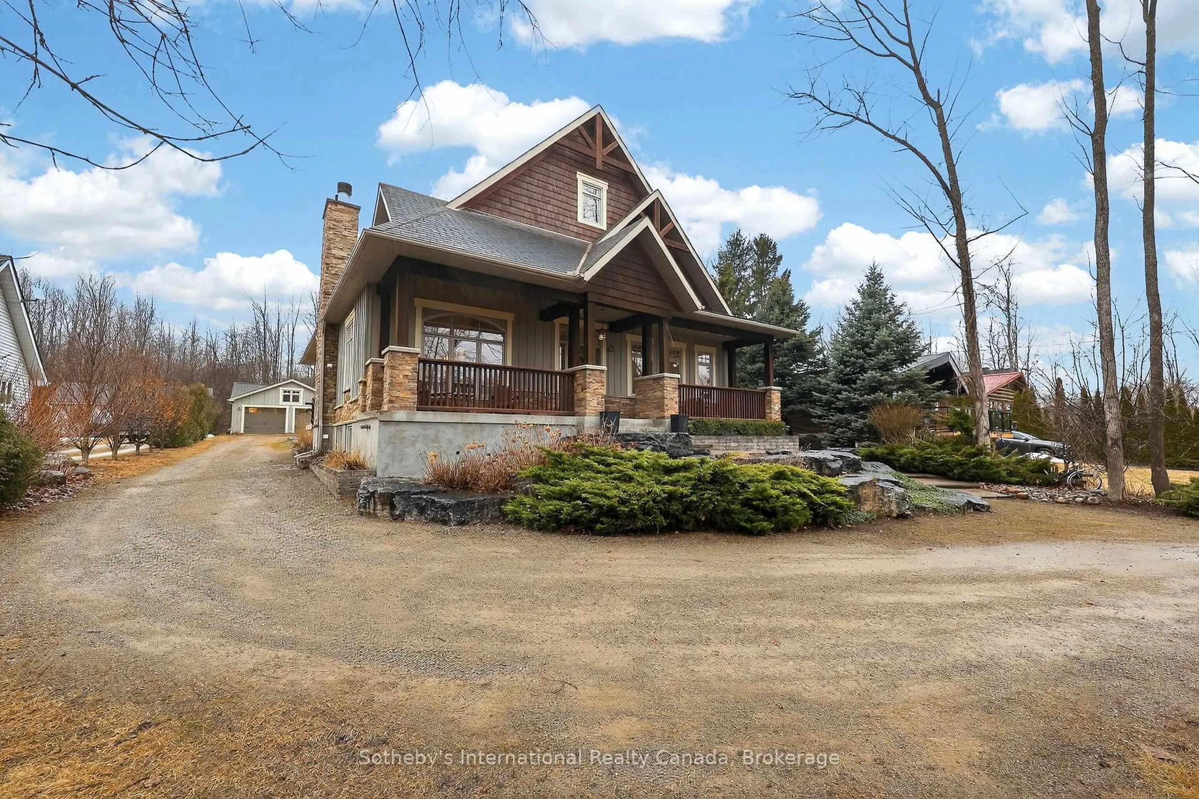 Home with brick exterior material, street for 160 Sunset Blvd, Blue Mountains Ontario N0H 2P0