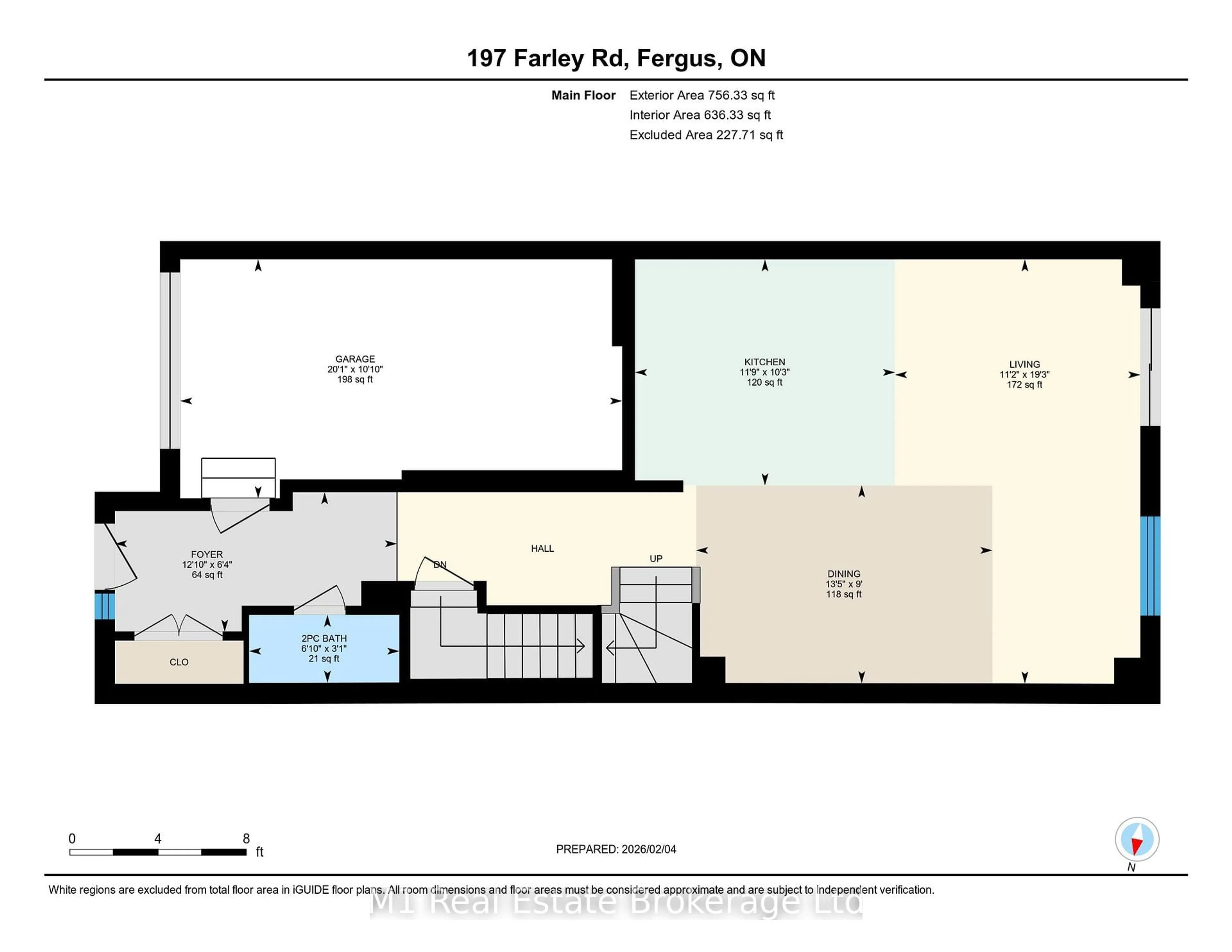 Floor plan for 197 Farley Rd, Centre Wellington Ontario N1M 0J2