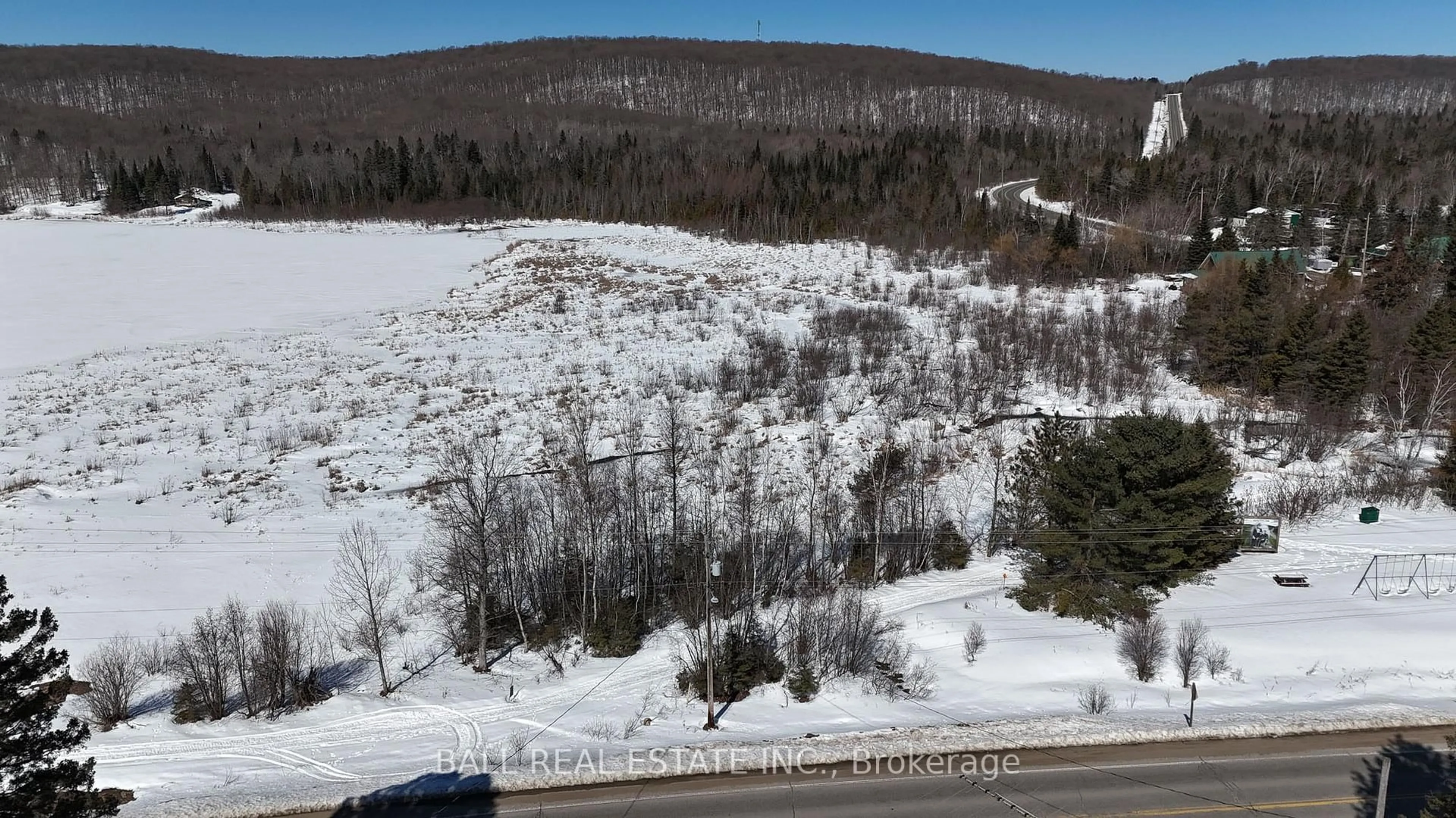 A pic from outside/outdoor area/front of a property/back of a property/a pic from drone, unknown for 13068 County Road 503, Highlands East Ontario K0L 2Y0
