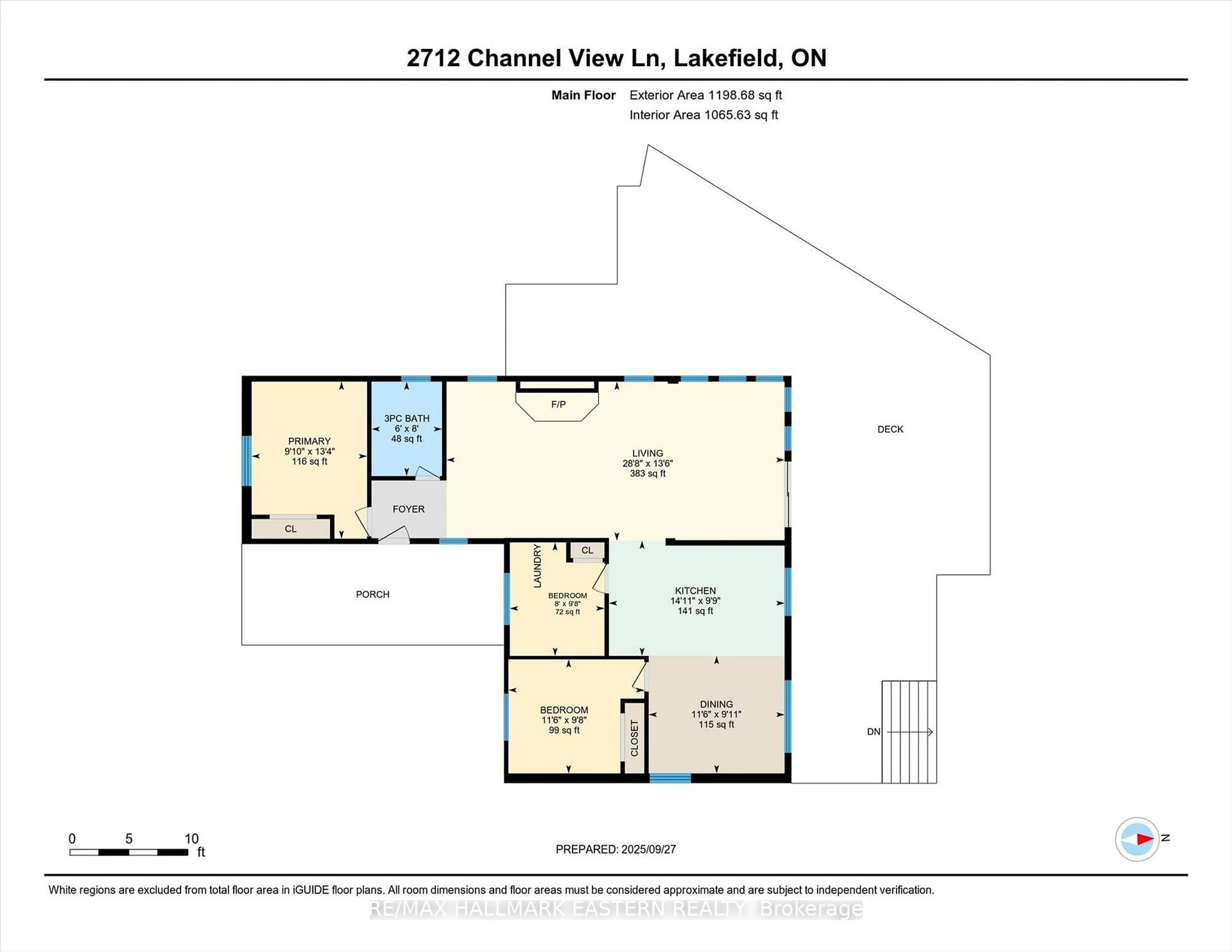 Floor plan for 2712 Channel View Lane, Selwyn Ontario K0L 2H0