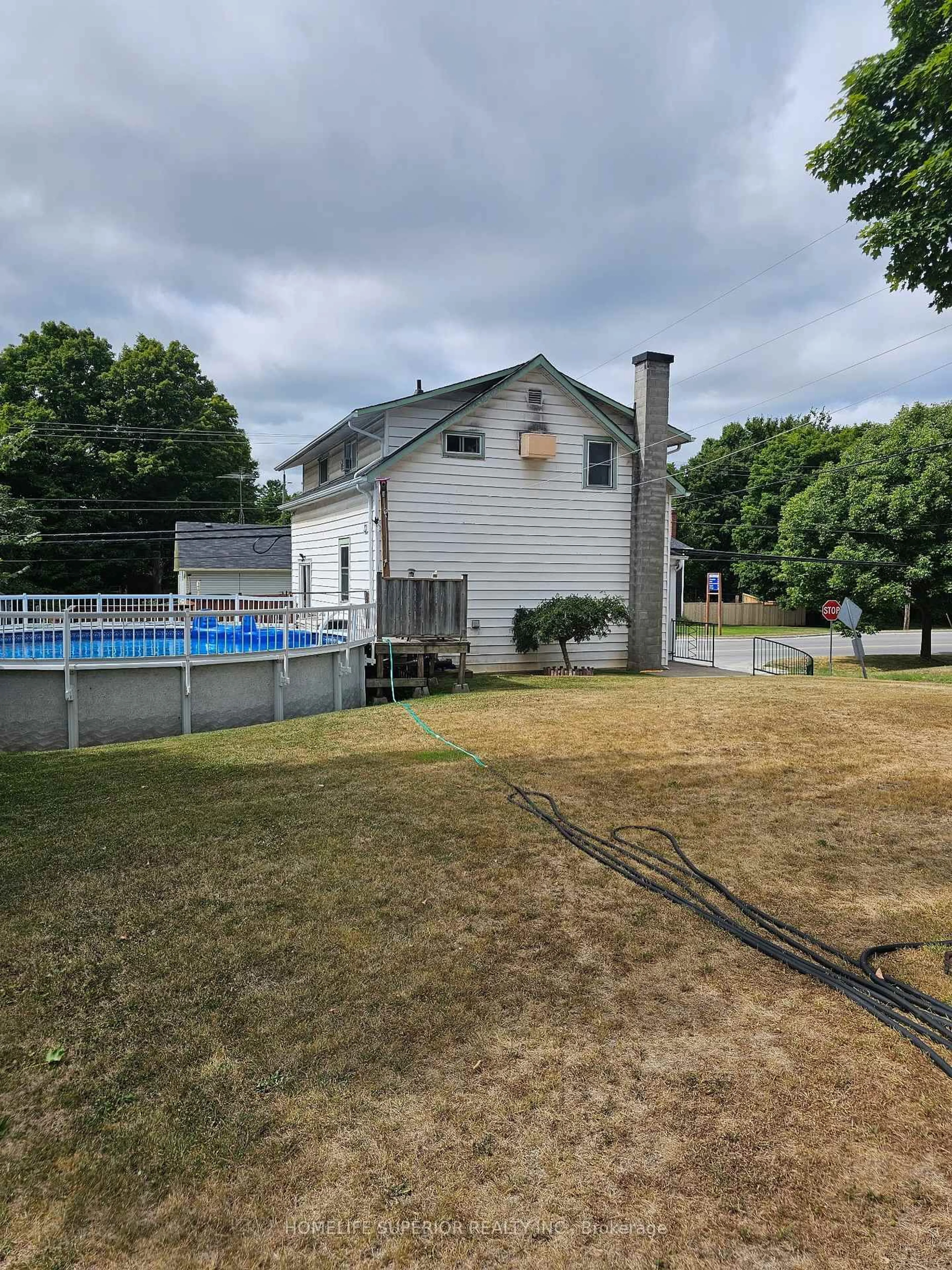 A pic from outside/outdoor area/front of a property/back of a property/a pic from drone, water/lake/river/ocean view for 98 Paul Dr, Lanark Ontario K0G 1K0