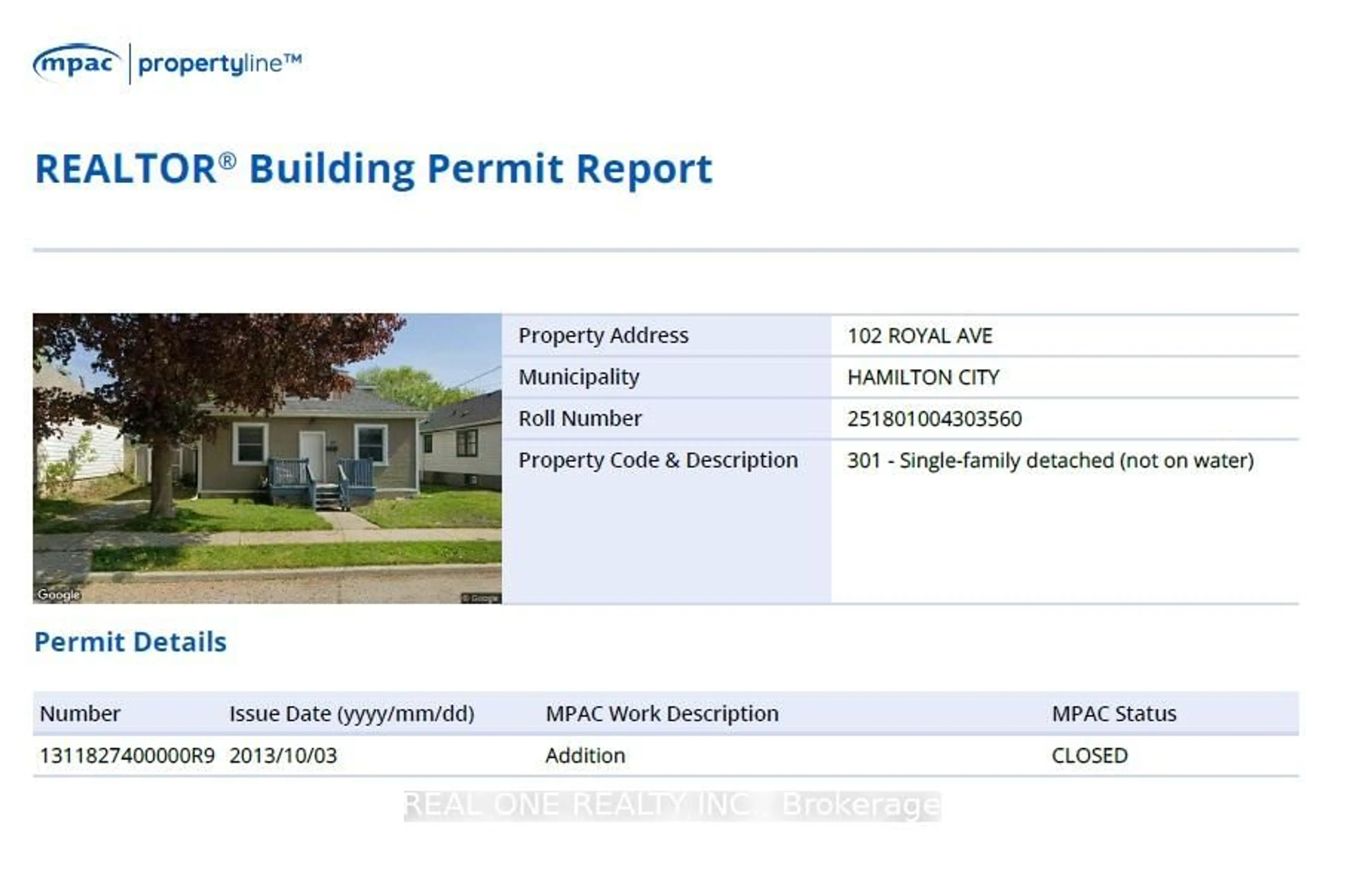 Home with vinyl exterior material, building for 102 Royal Ave, Hamilton Ontario L8S 2C6