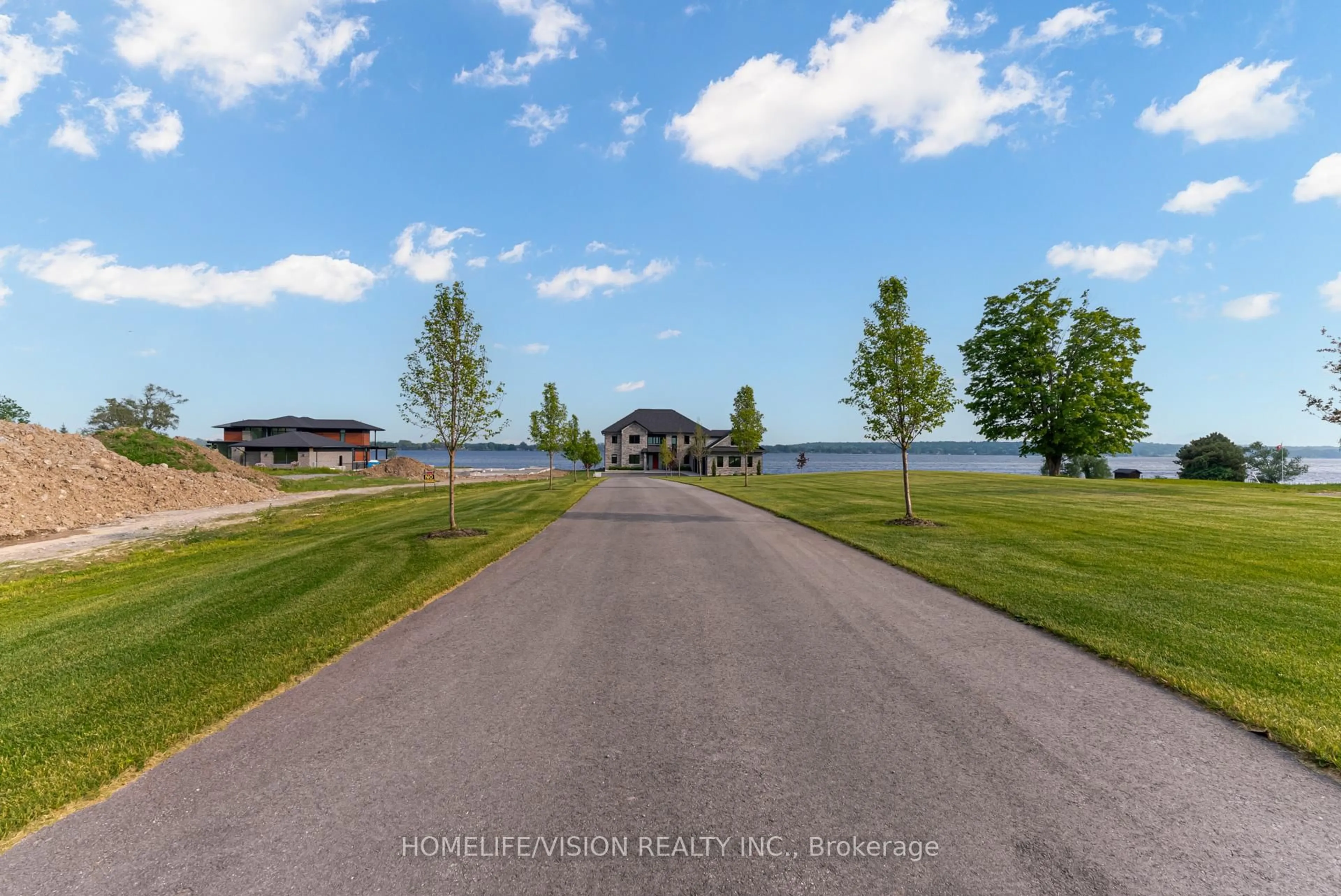 A pic from outside/outdoor area/front of a property/back of a property/a pic from drone, water/lake/river/ocean view for 1828 Old Highway 2, Belleville Ontario K8N 4Z2