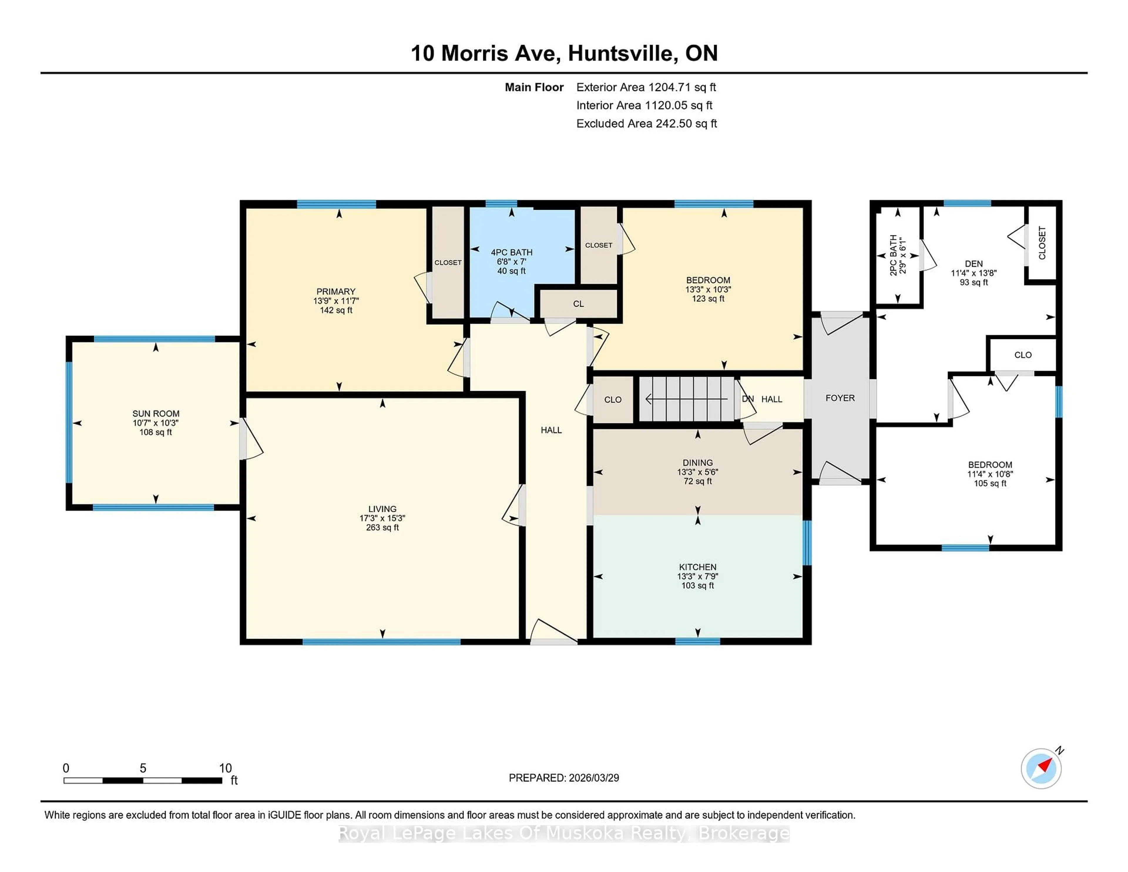 Floor plan for 10 Morris Ave, Huntsville Ontario P1H 1G4