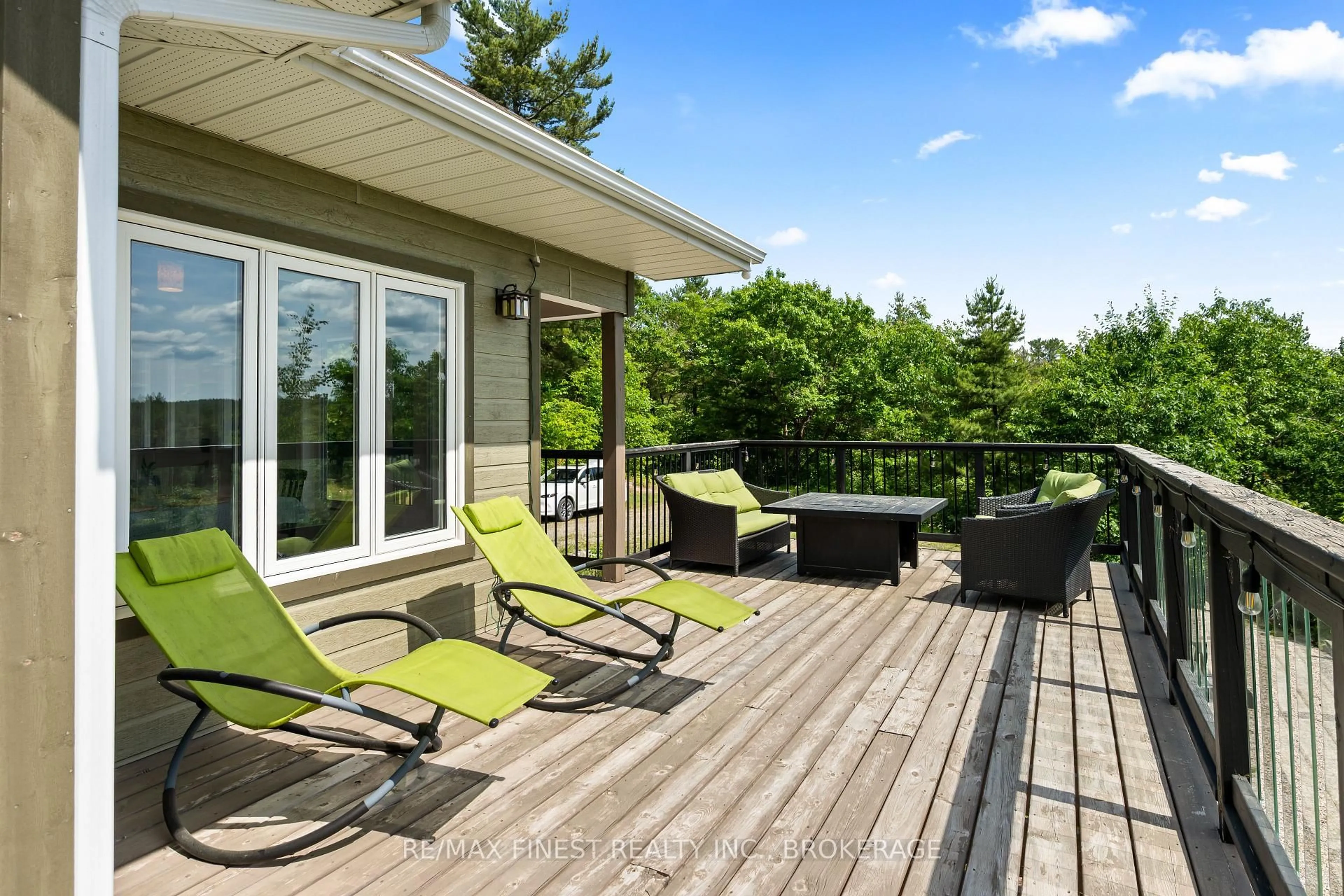 Patio, water/lake/river/ocean view for 2092 Beach Rd, Plevna Ontario K0H 2M0