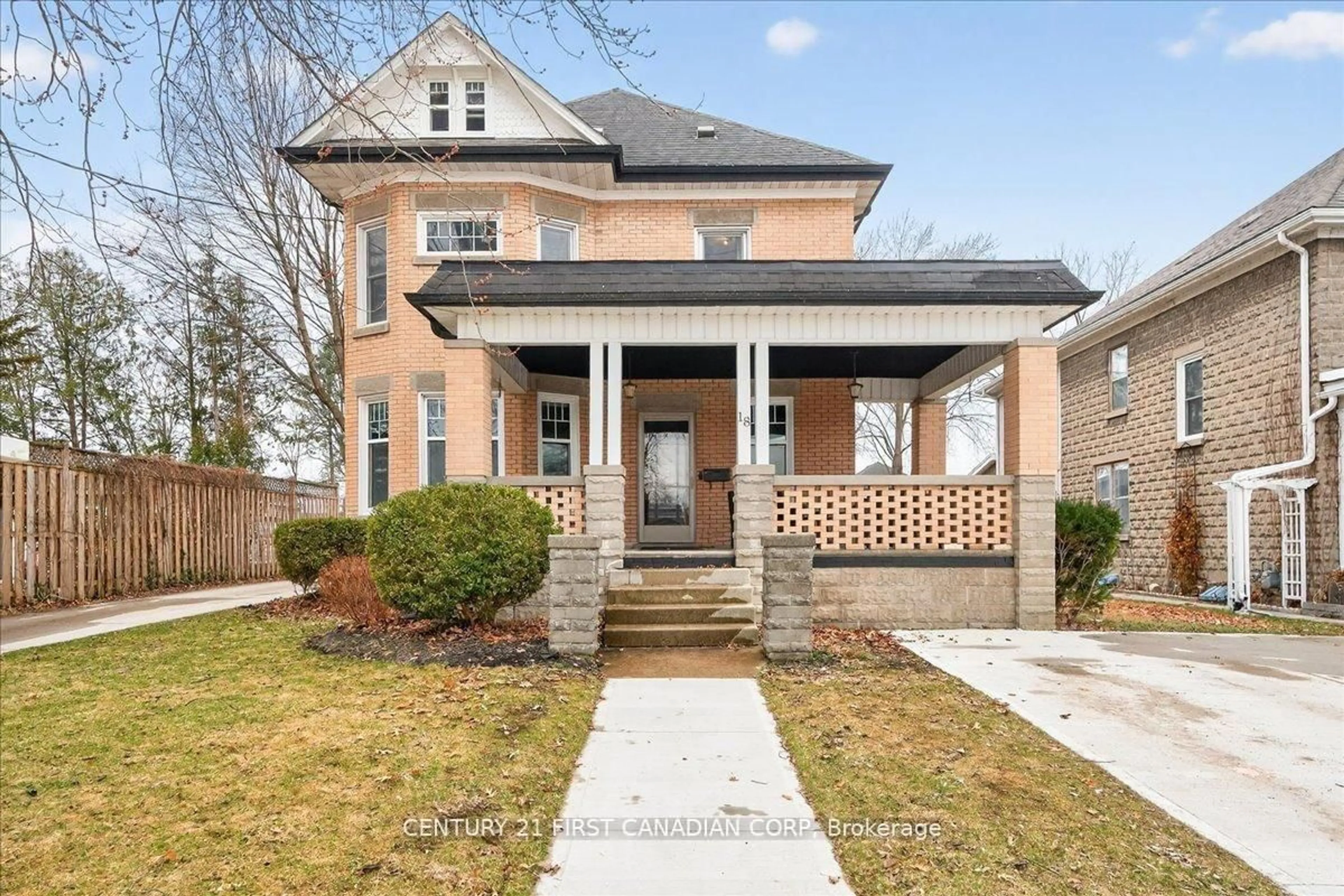 Home with brick exterior material, street for 18 Colborne St, Strathroy-Caradoc Ontario N7G 2L9