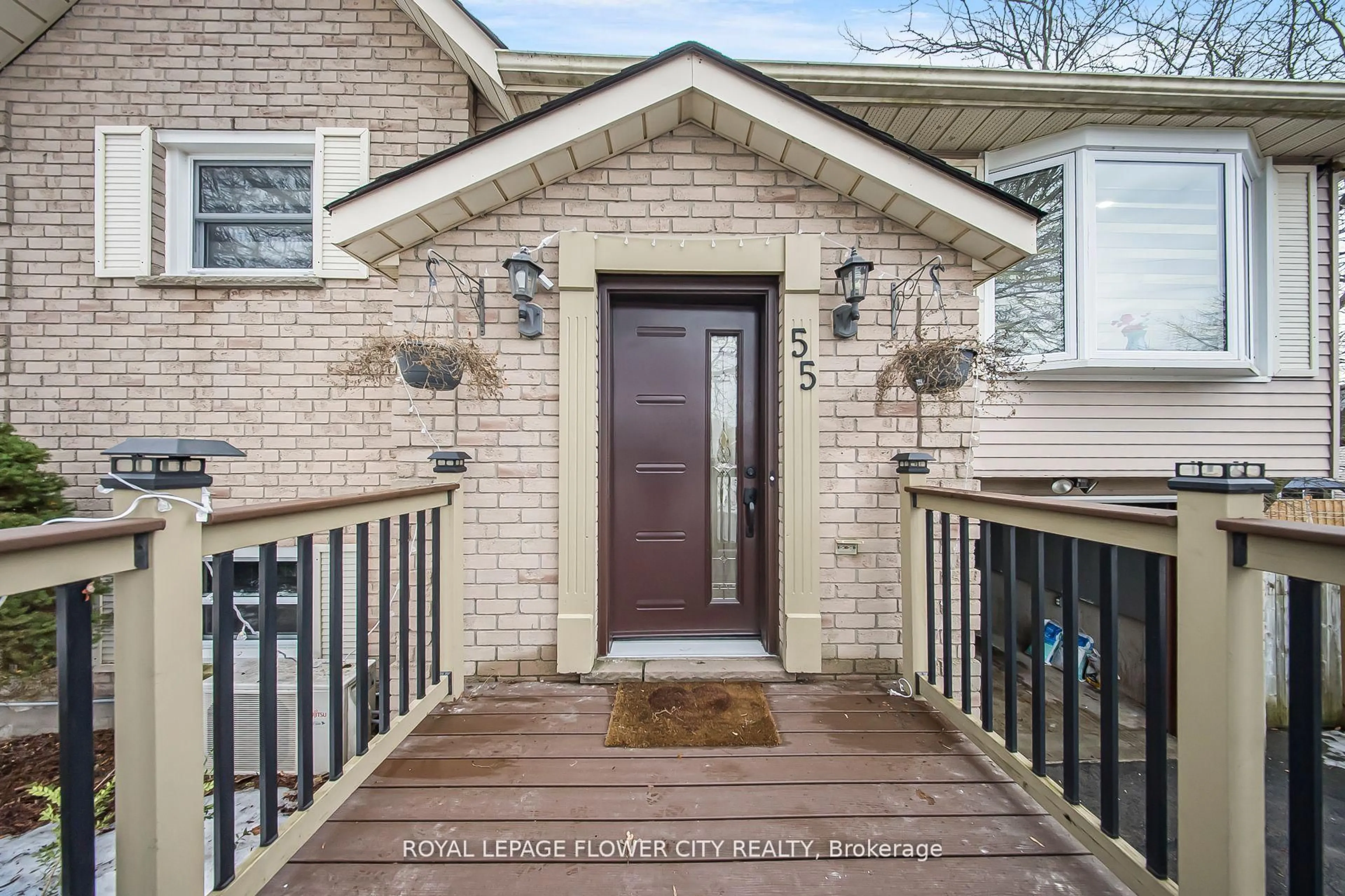 Home with brick exterior material, street for 55 Woodborough Pl, Cambridge Ontario N1R 7X1