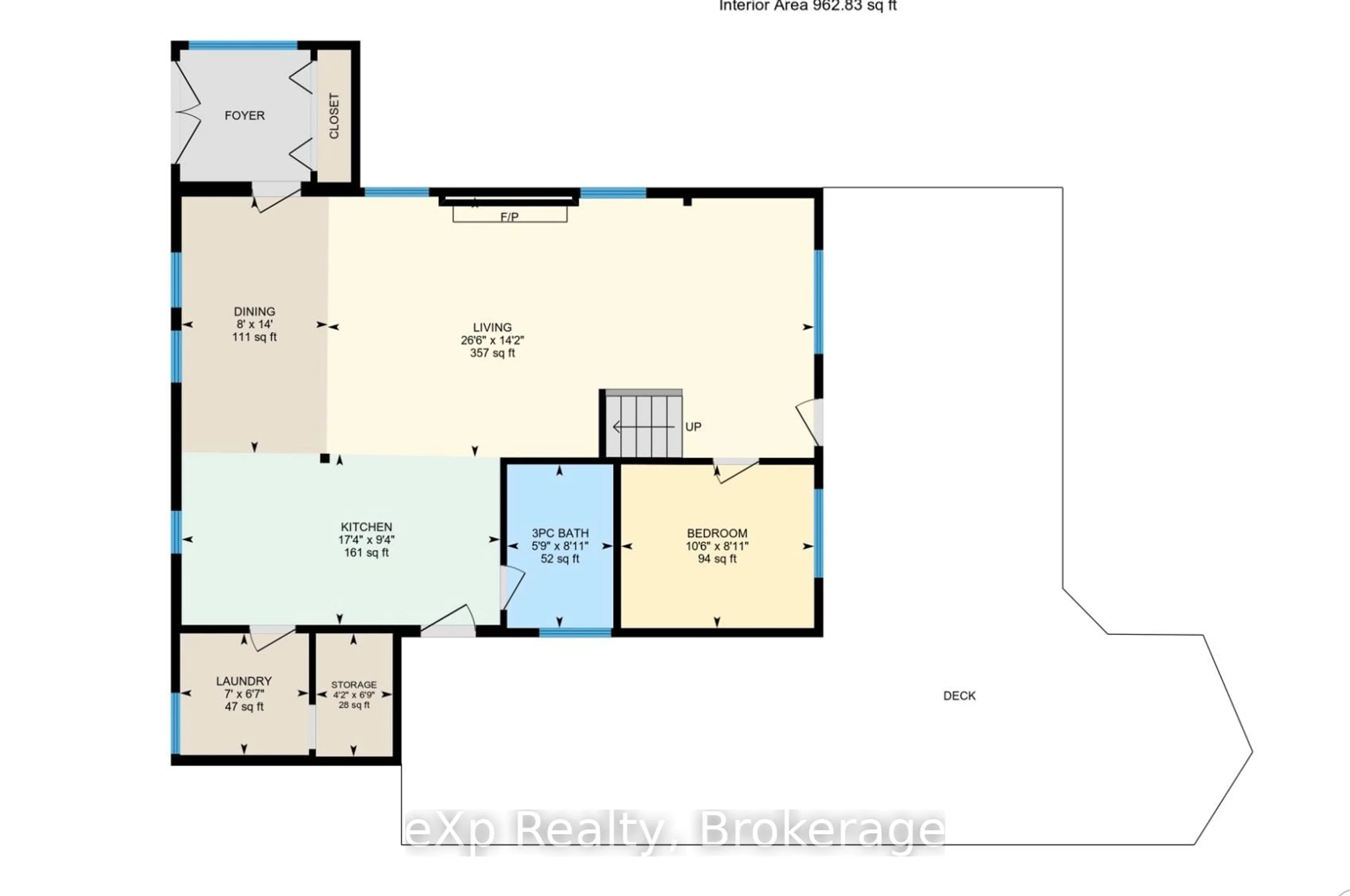 Floor plan for 850 Pike Bay Rd, Northern Bruce Peninsula Ontario N0H 2T0