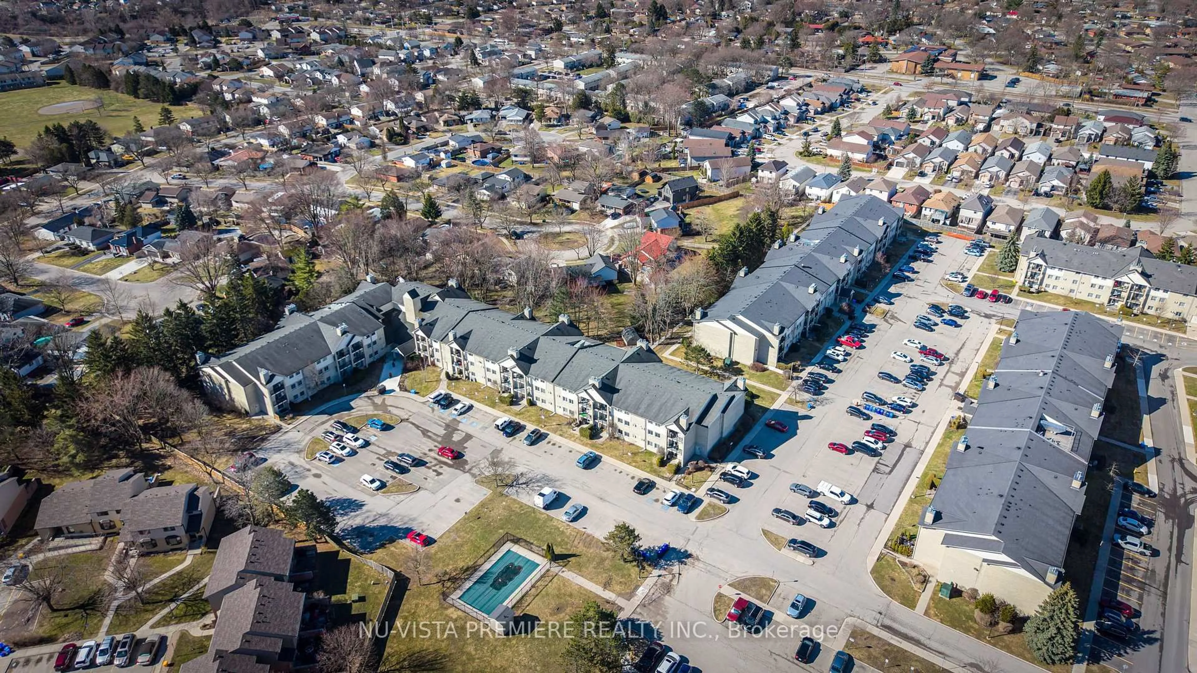 A pic from outside/outdoor area/front of a property/back of a property/a pic from drone, street for 725 Deveron Cres #119, London South Ontario N5Z 4X3