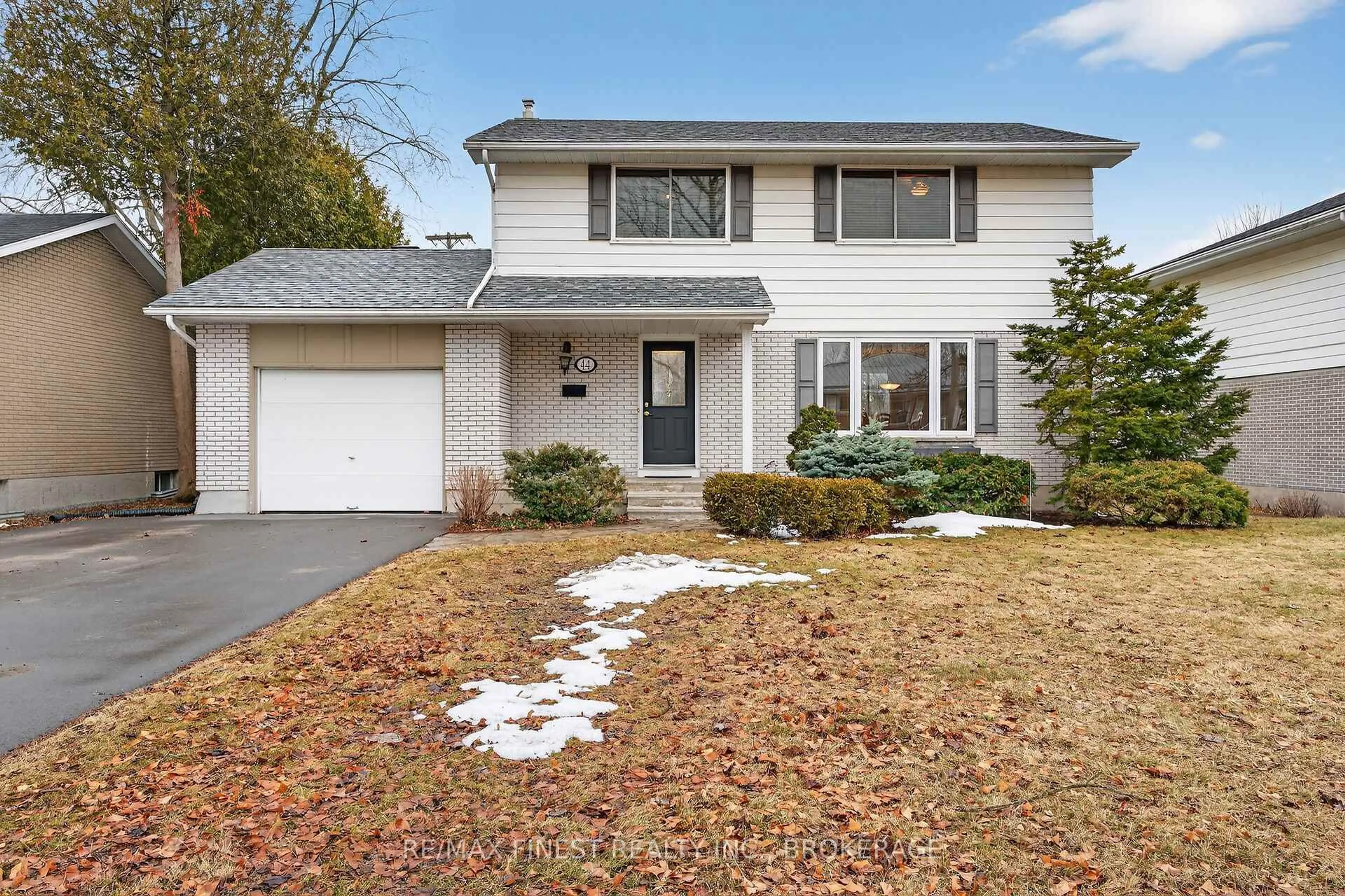 Home with vinyl exterior material, street for 44 Casterton Ave, Kingston Ontario K7M 1R5