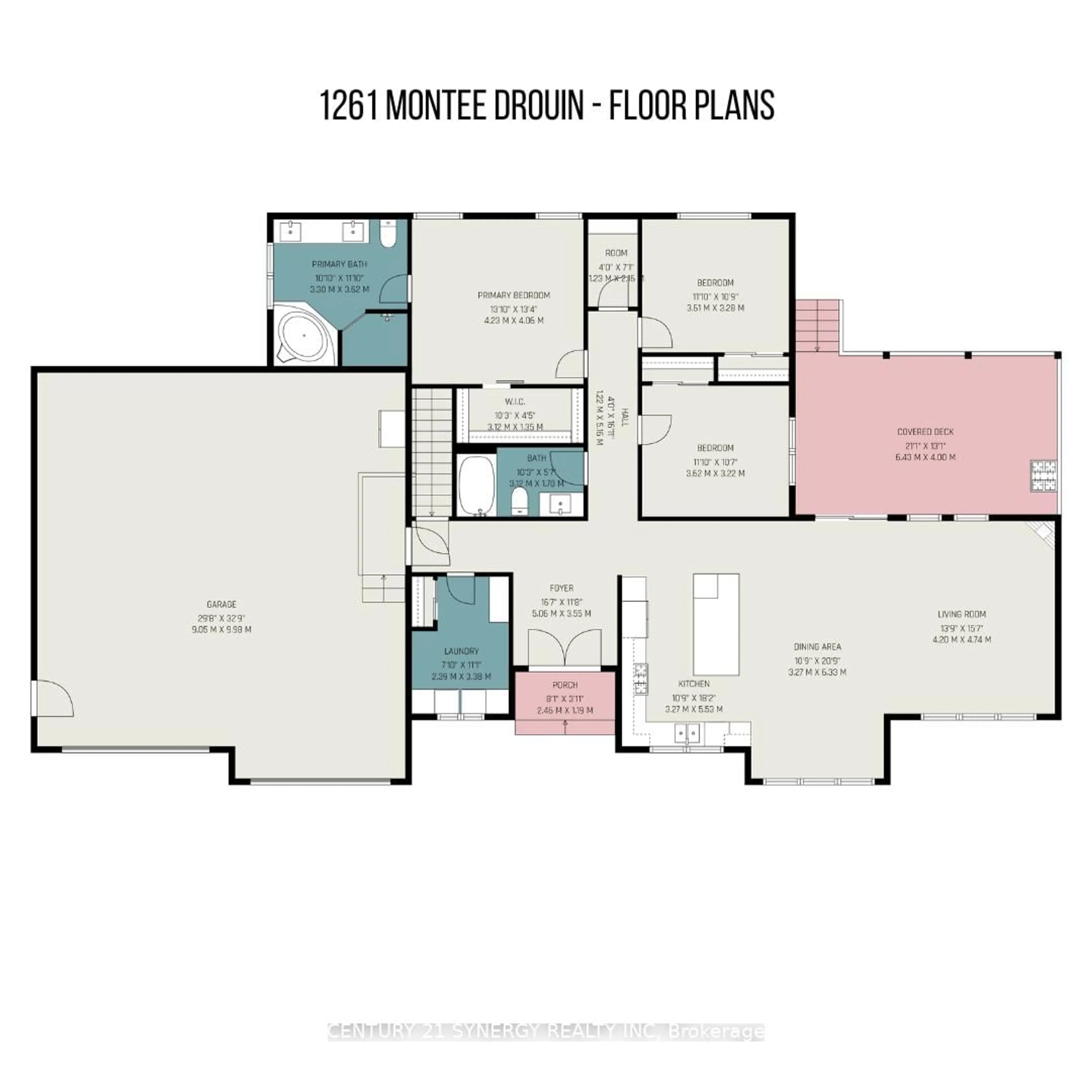 Floor plan for 1261 Drouin Rd, The Nation Ontario K0A 1M0
