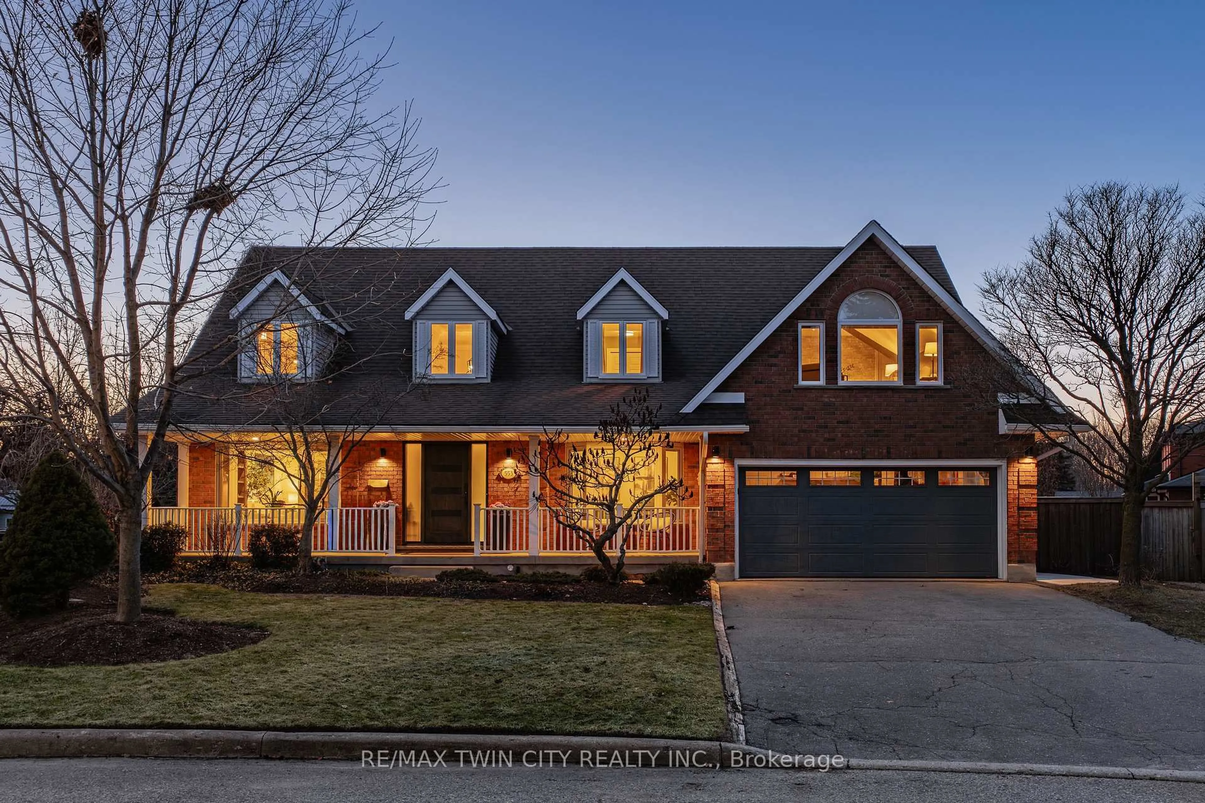 Home with brick exterior material, street for 553 Sandbrooke Crt, Waterloo Ontario N2T 2H4