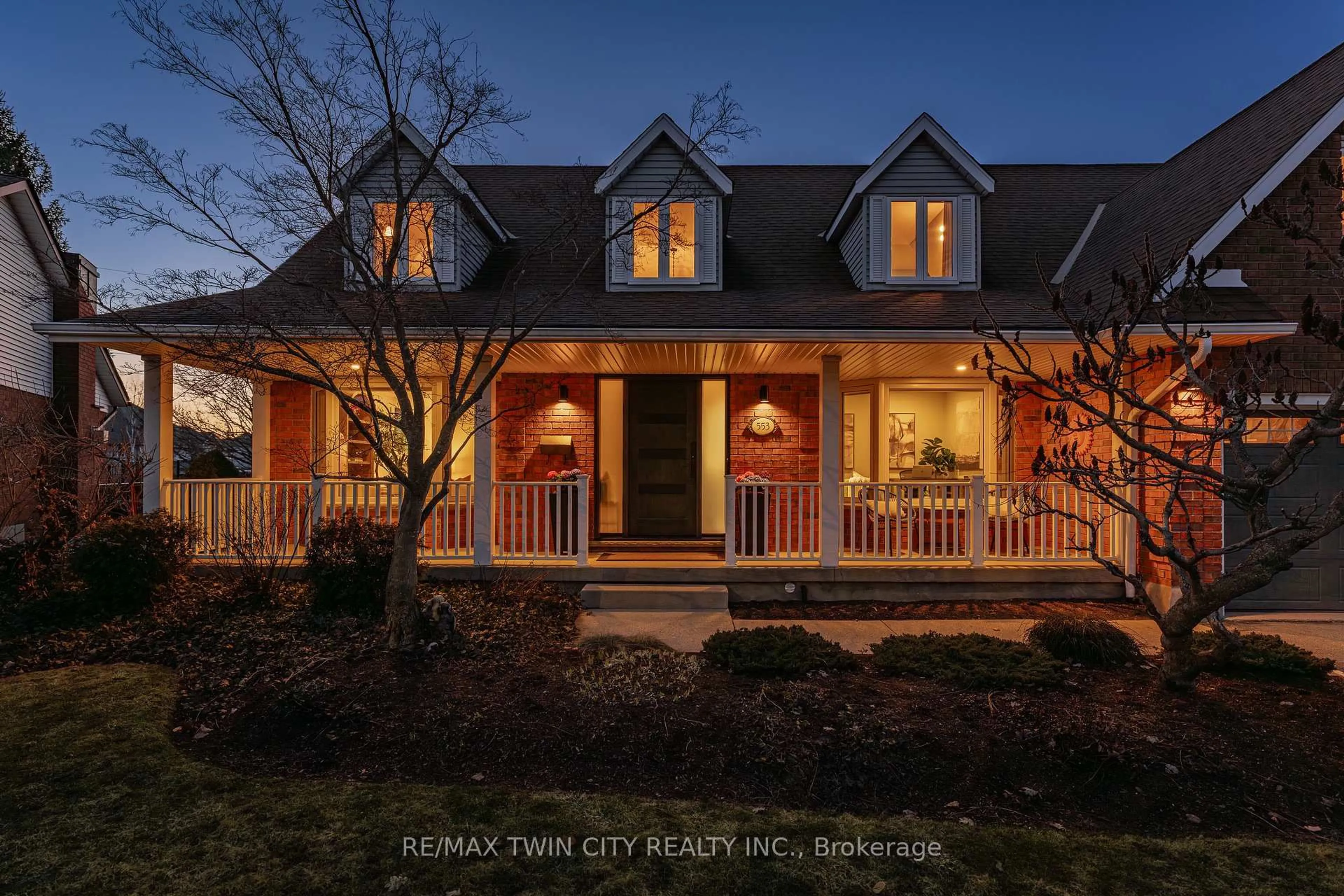 Home with brick exterior material, street for 553 Sandbrooke Crt, Waterloo Ontario N2T 2H4