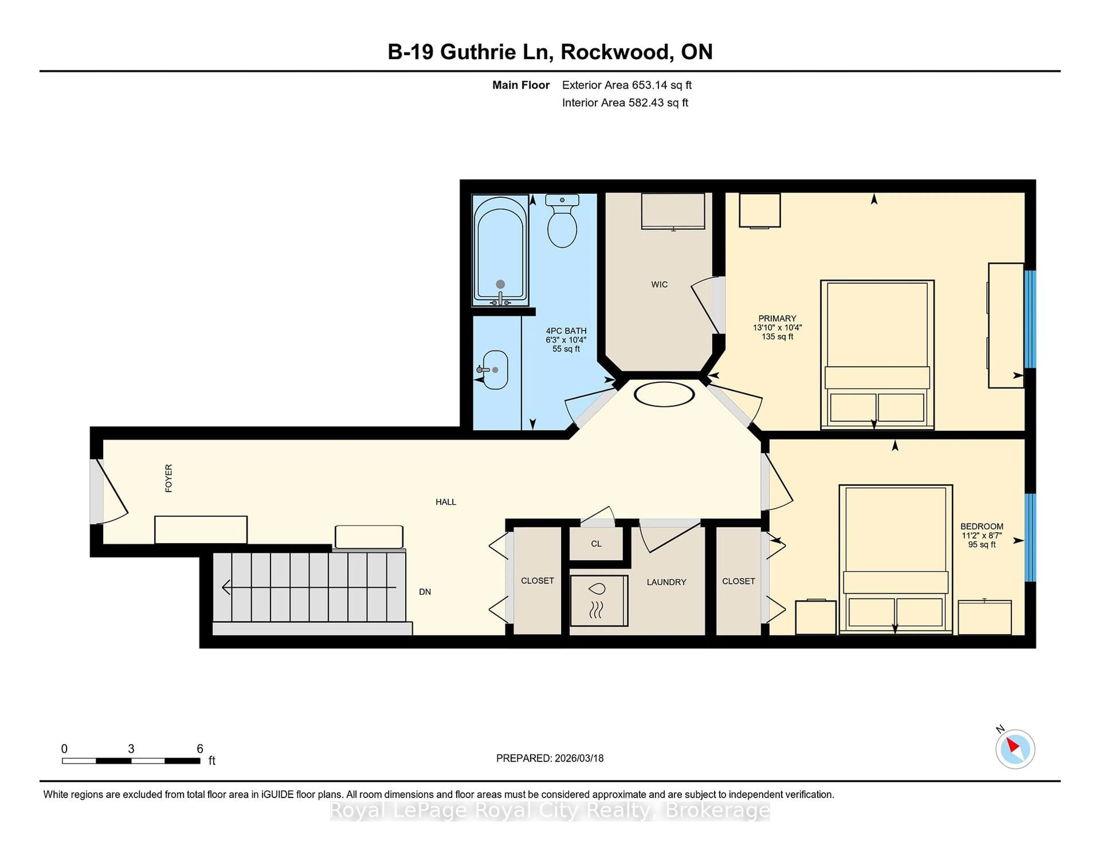 Floor plan for 19B Guthrie Lane, Guelph/Eramosa Ontario N0B 2K0