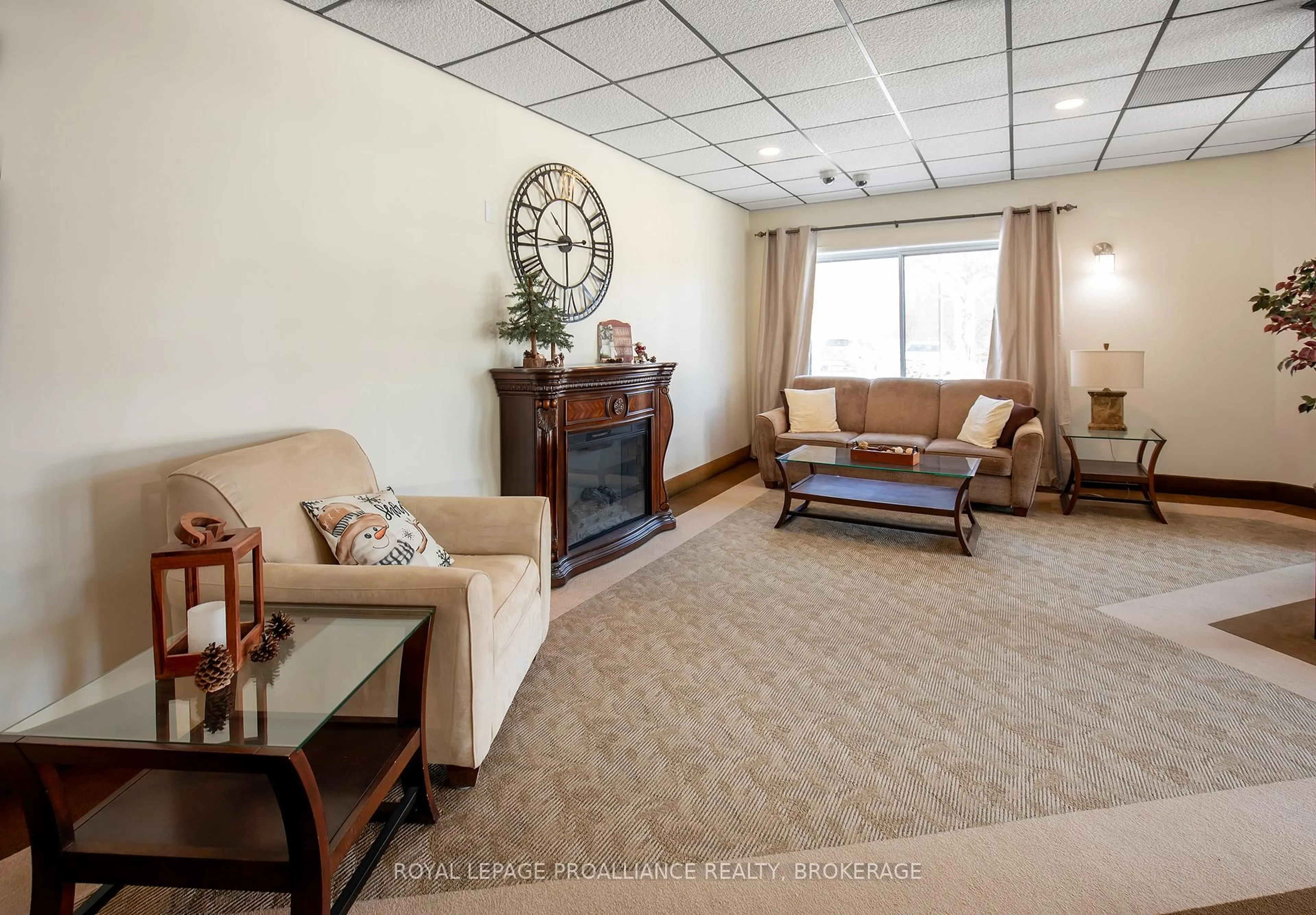 Living room with furniture, carpet floor for 120 Barrett Crt #302, Kingston Ontario K7L 5H6