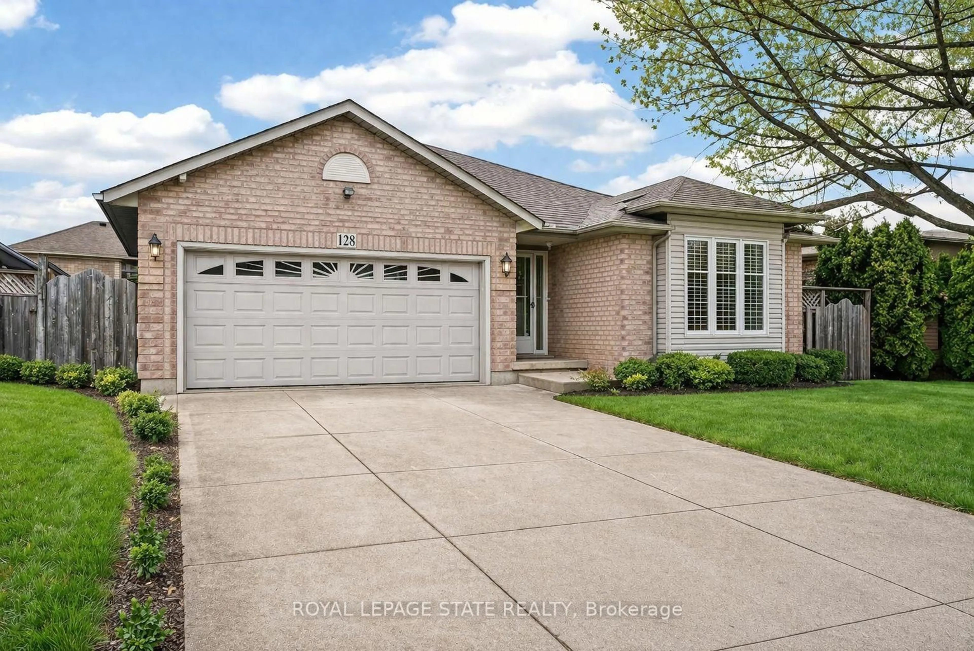 Home with brick exterior material, street for 128 Nugent Dr, Hamilton Ontario L8H 2M8