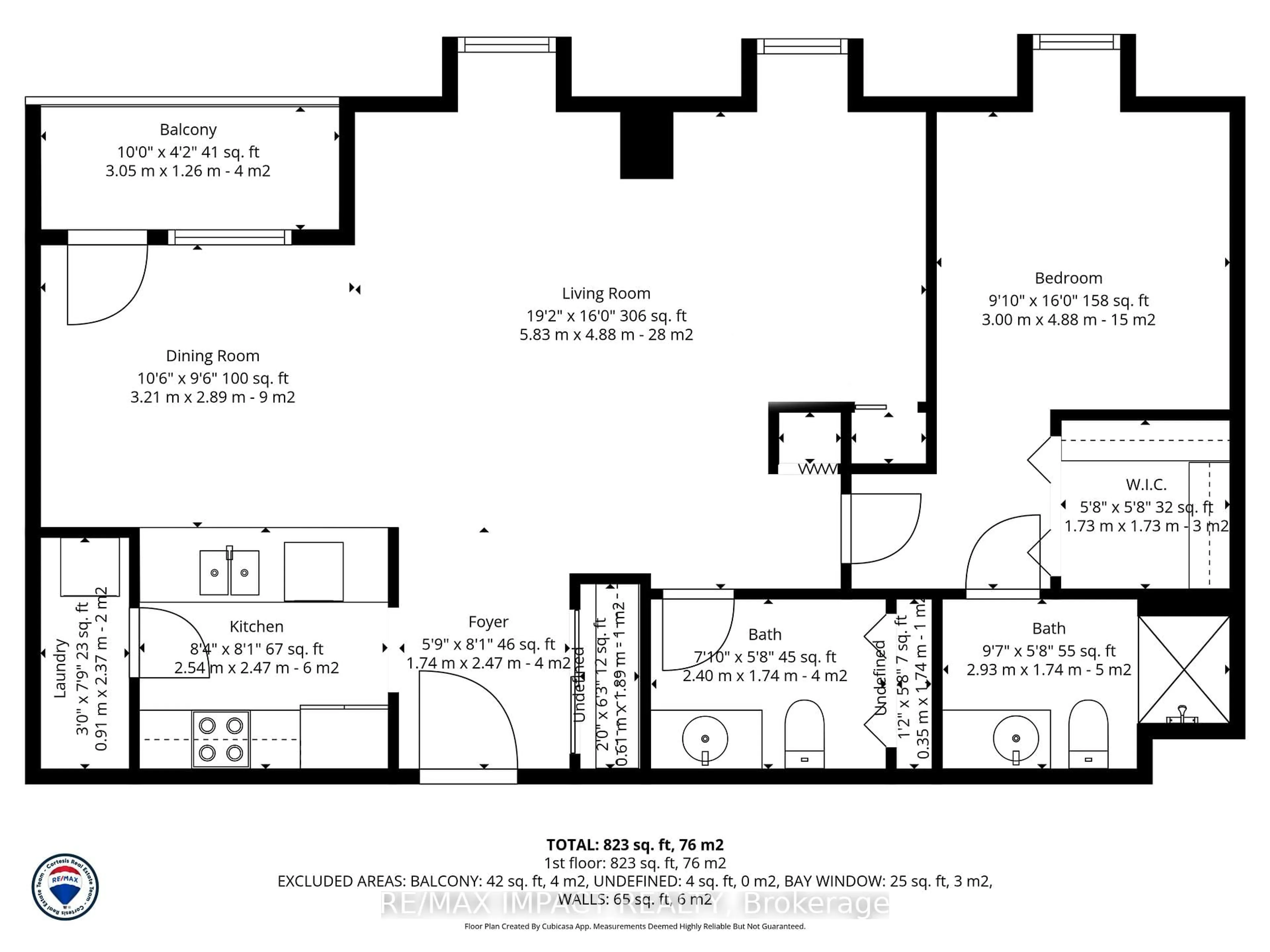 Floor plan for 240 Chapel St #426, Cobourg Ontario K9A 0E3