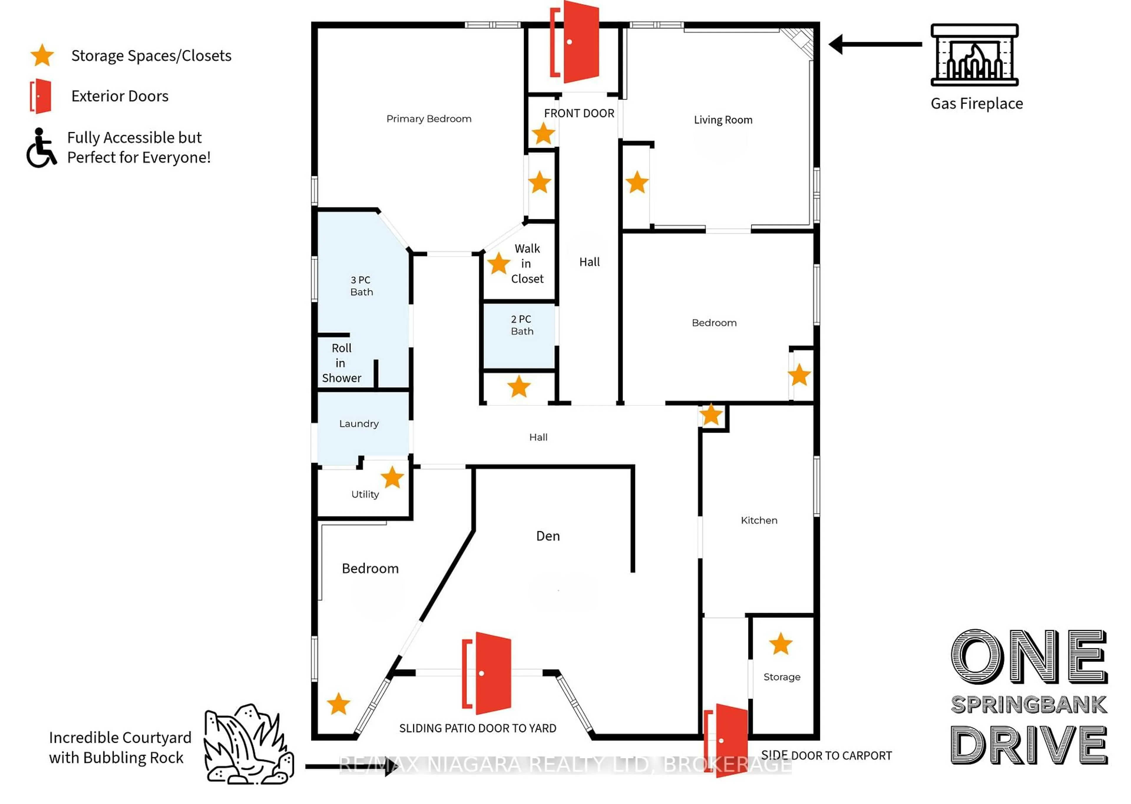 Floor plan for 1 Springbank Dr, St. Catharines Ontario L2S 2K1