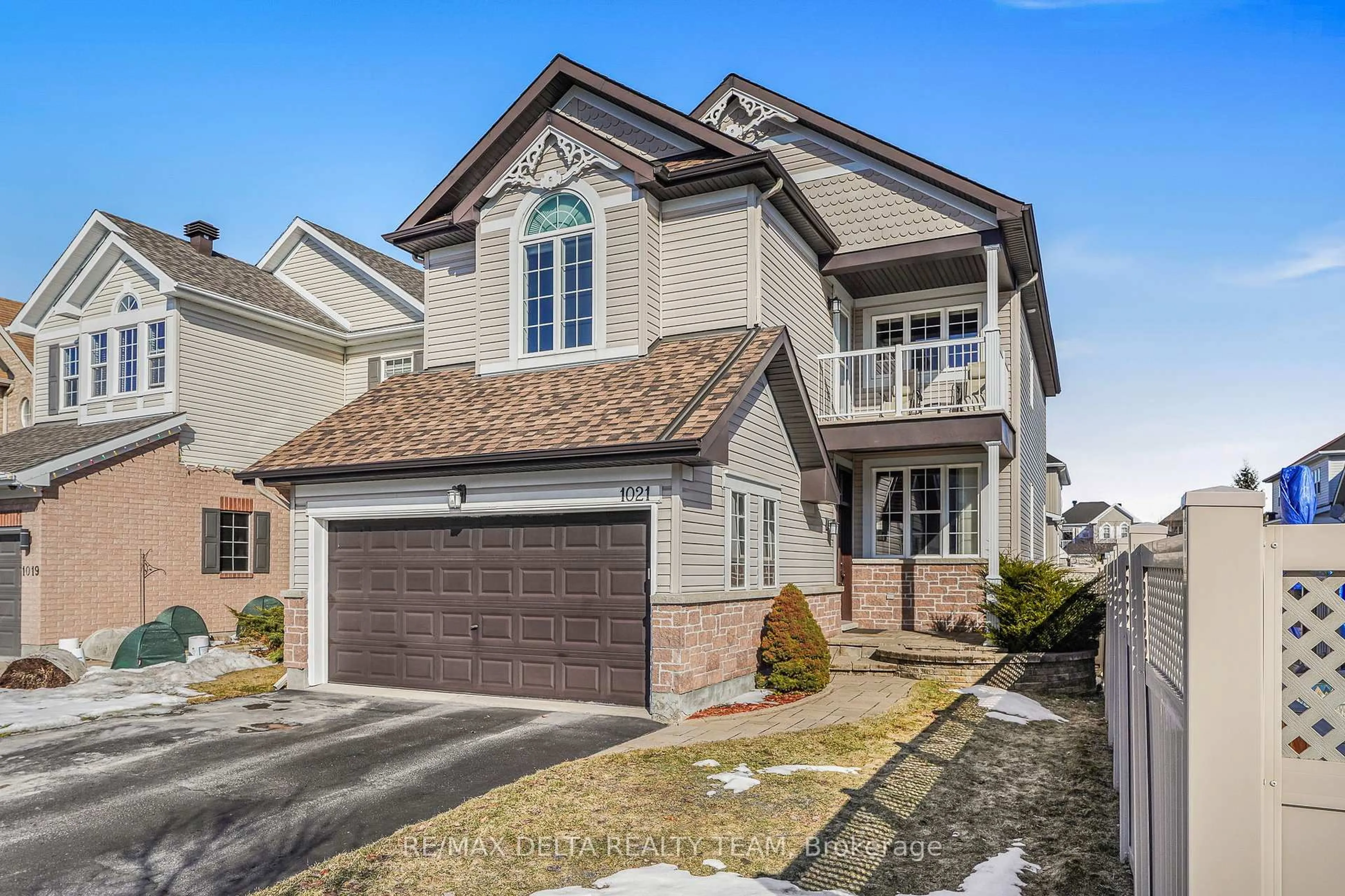 Home with brick exterior material, street for 1021 Fieldfair Way, Orleans Ontario K4A 0E2