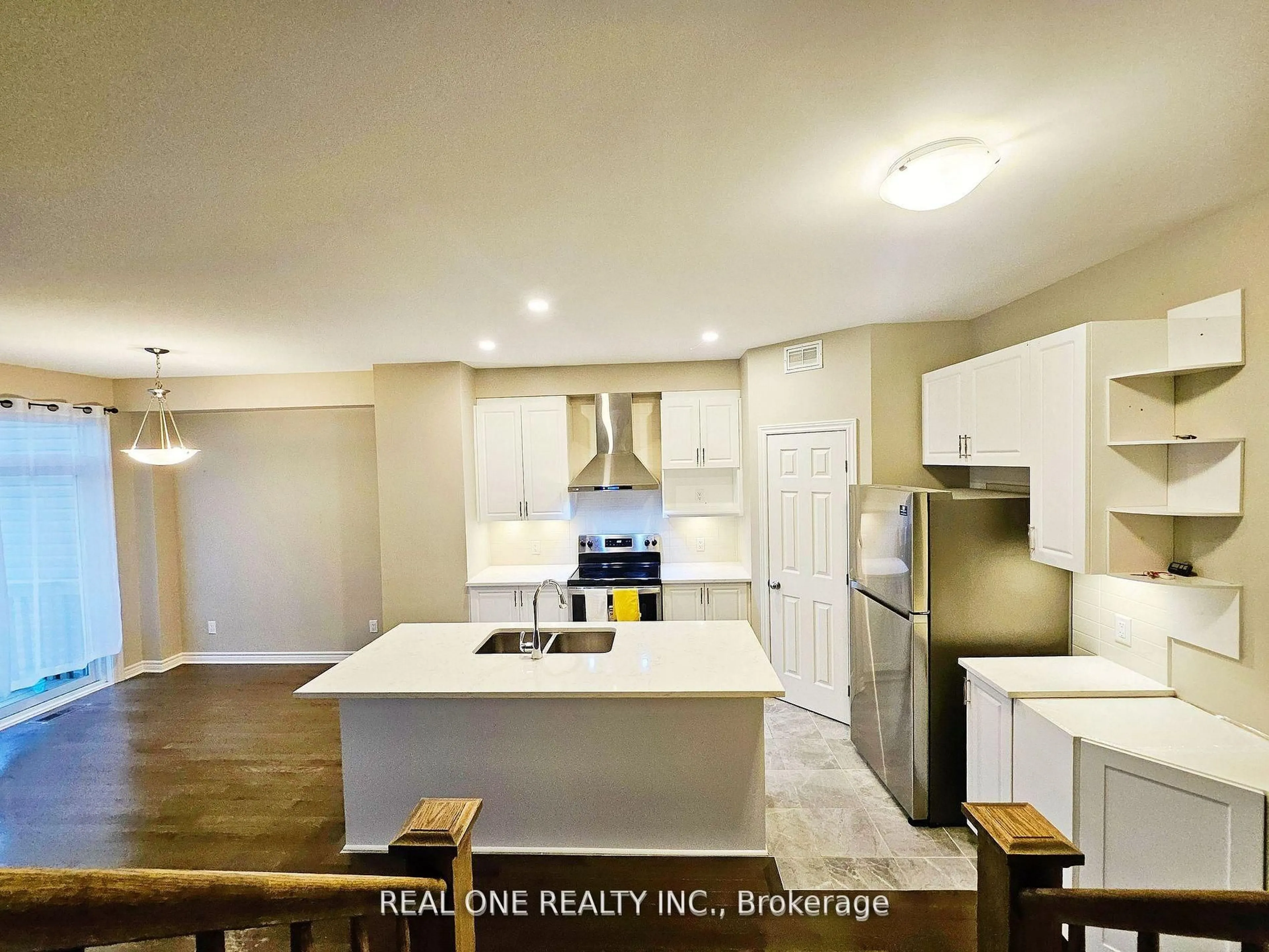 Open concept kitchen, ceramic/tile floor for 1103 Barrow Ave, Kingston Ontario K7M 0G5