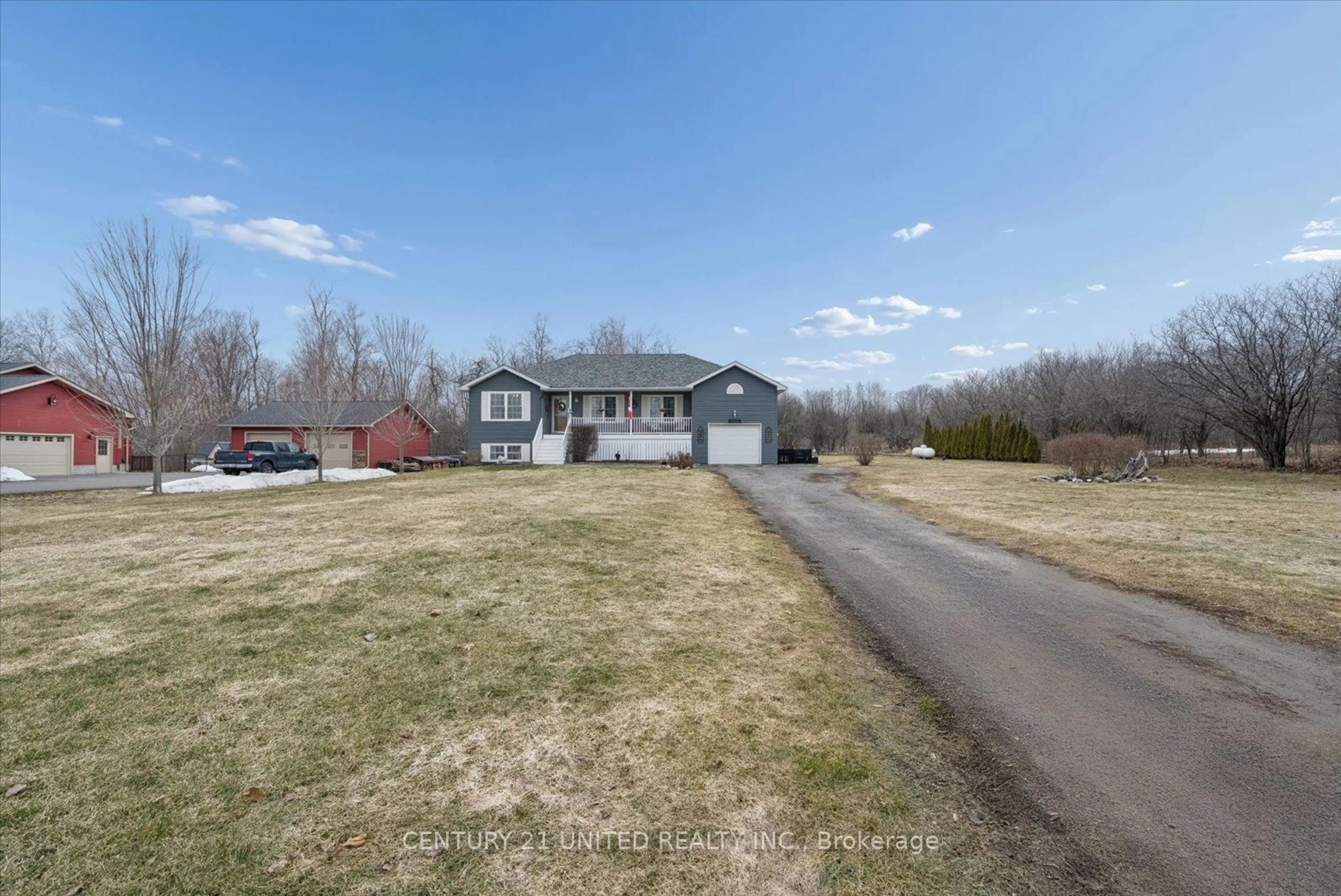 A pic from outside/outdoor area/front of a property/back of a property/a pic from drone, street for 7402 Byers Rd, Hamilton Township Ontario K0L 1B0