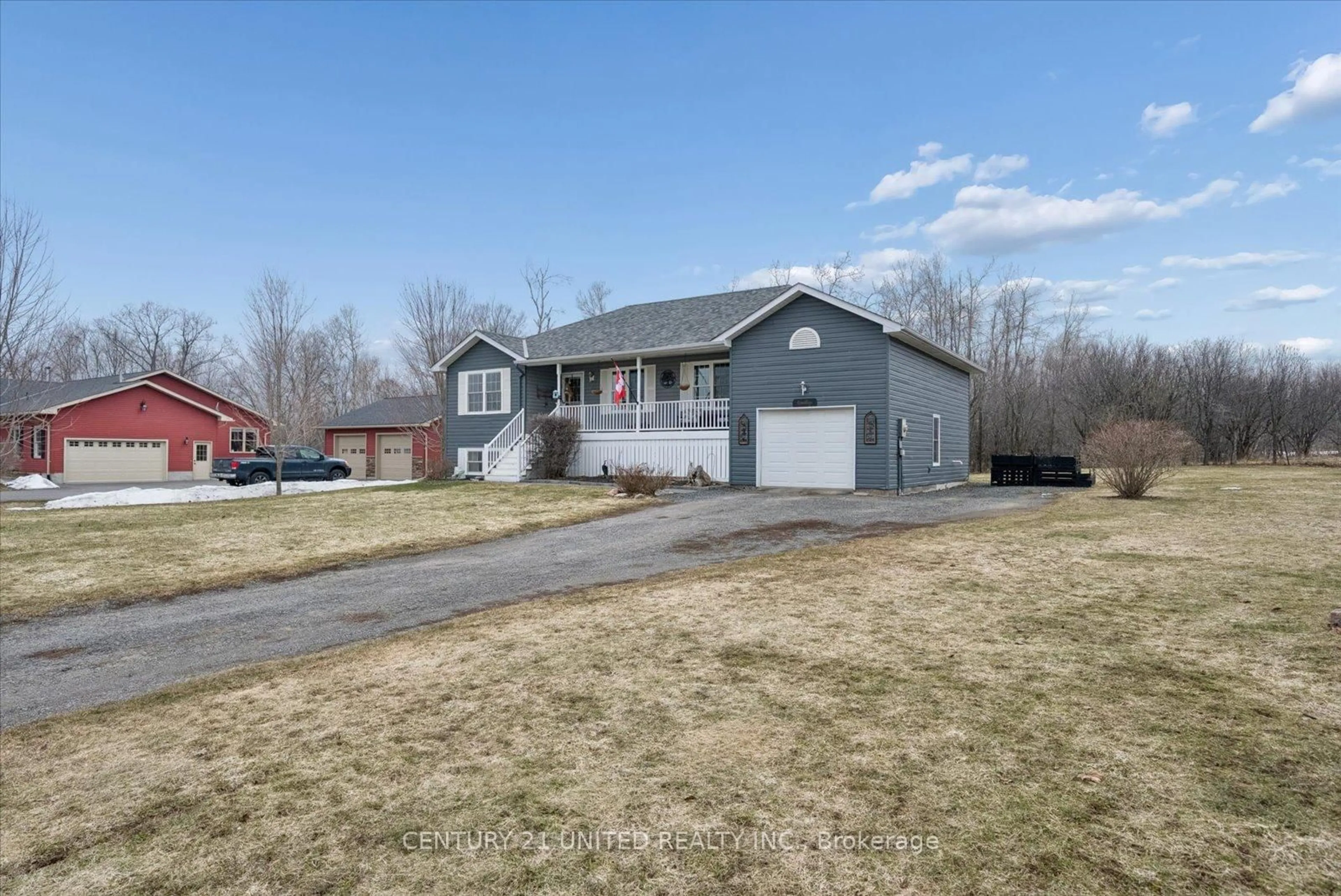 A pic from outside/outdoor area/front of a property/back of a property/a pic from drone, street for 7402 Byers Rd, Hamilton Township Ontario K0L 1B0