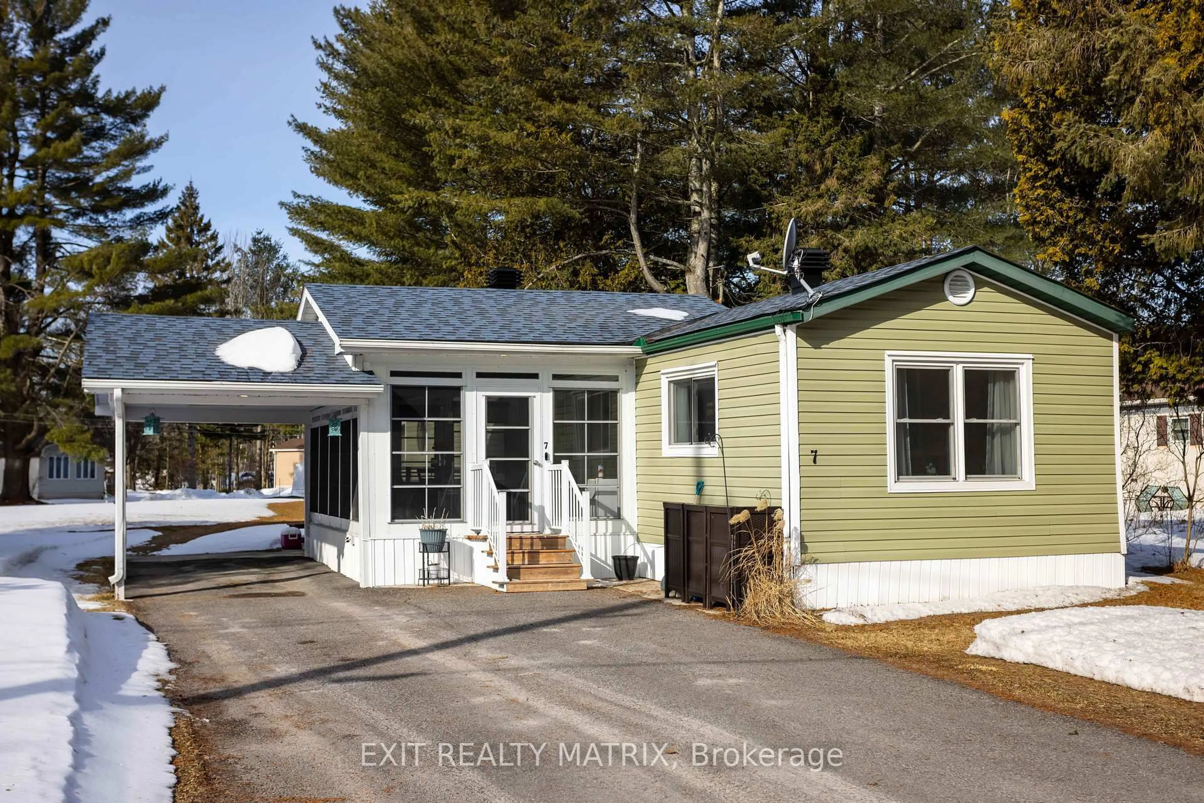 Home with vinyl exterior material, street for 5279 County Road No 17 Rd #7, Alfred and Plantagenet Ontario K0B 1A0