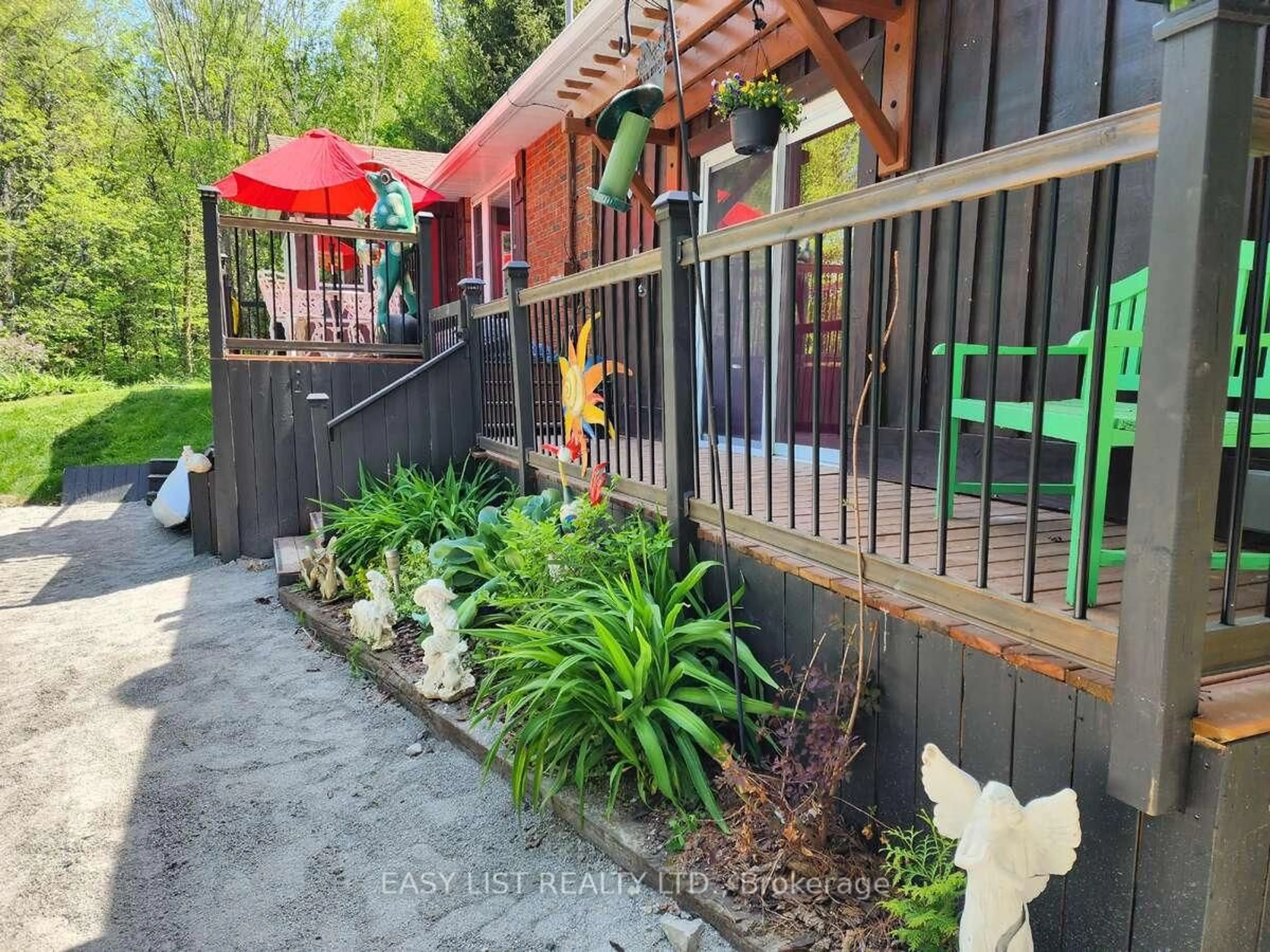 Patio, street for 26 Reid Rd, Trent Lakes Ontario K0M 2A0